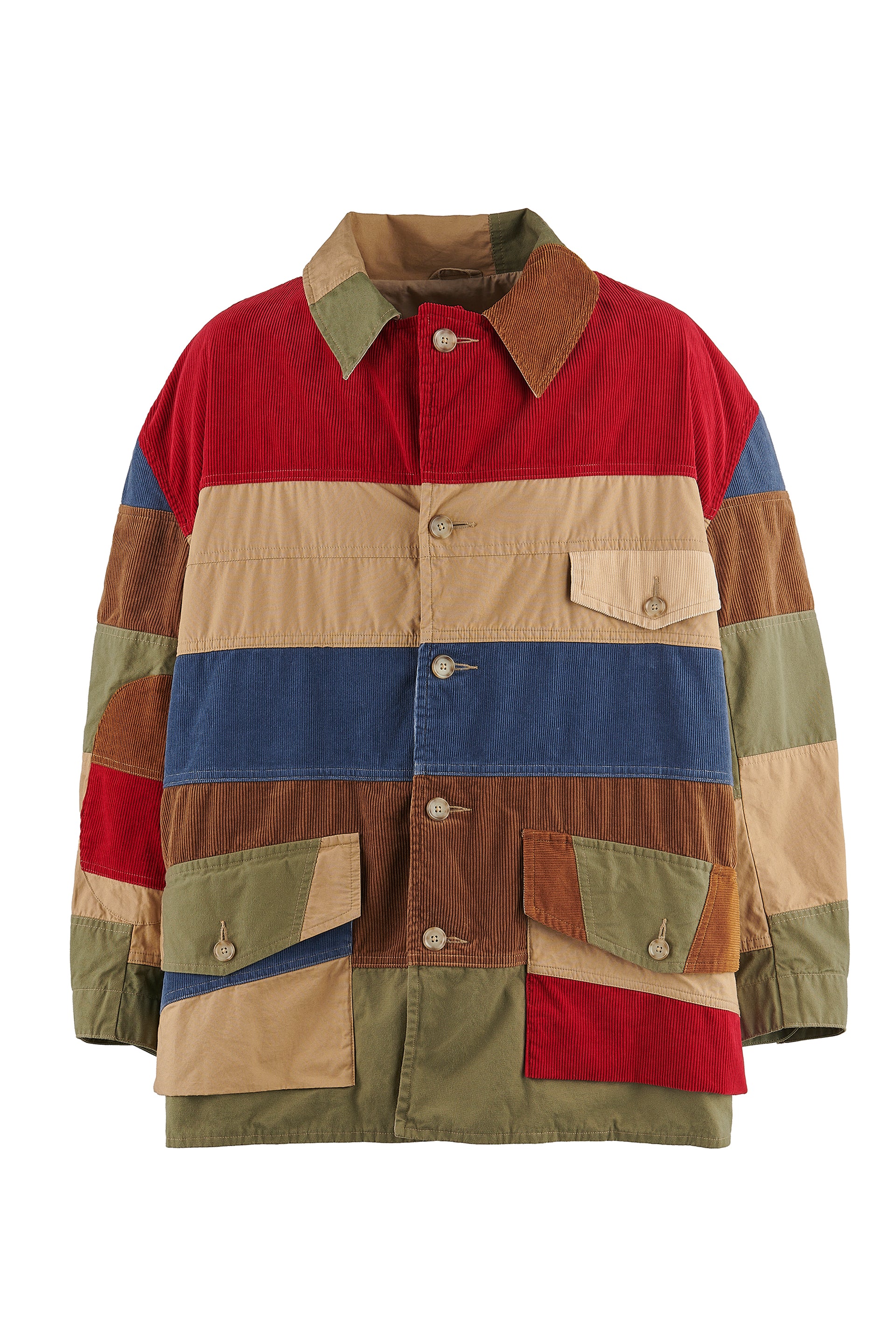 SAINT Mxxxxxx × SHERMER ACADEMY SA_SAFARI JACKET / MULTI