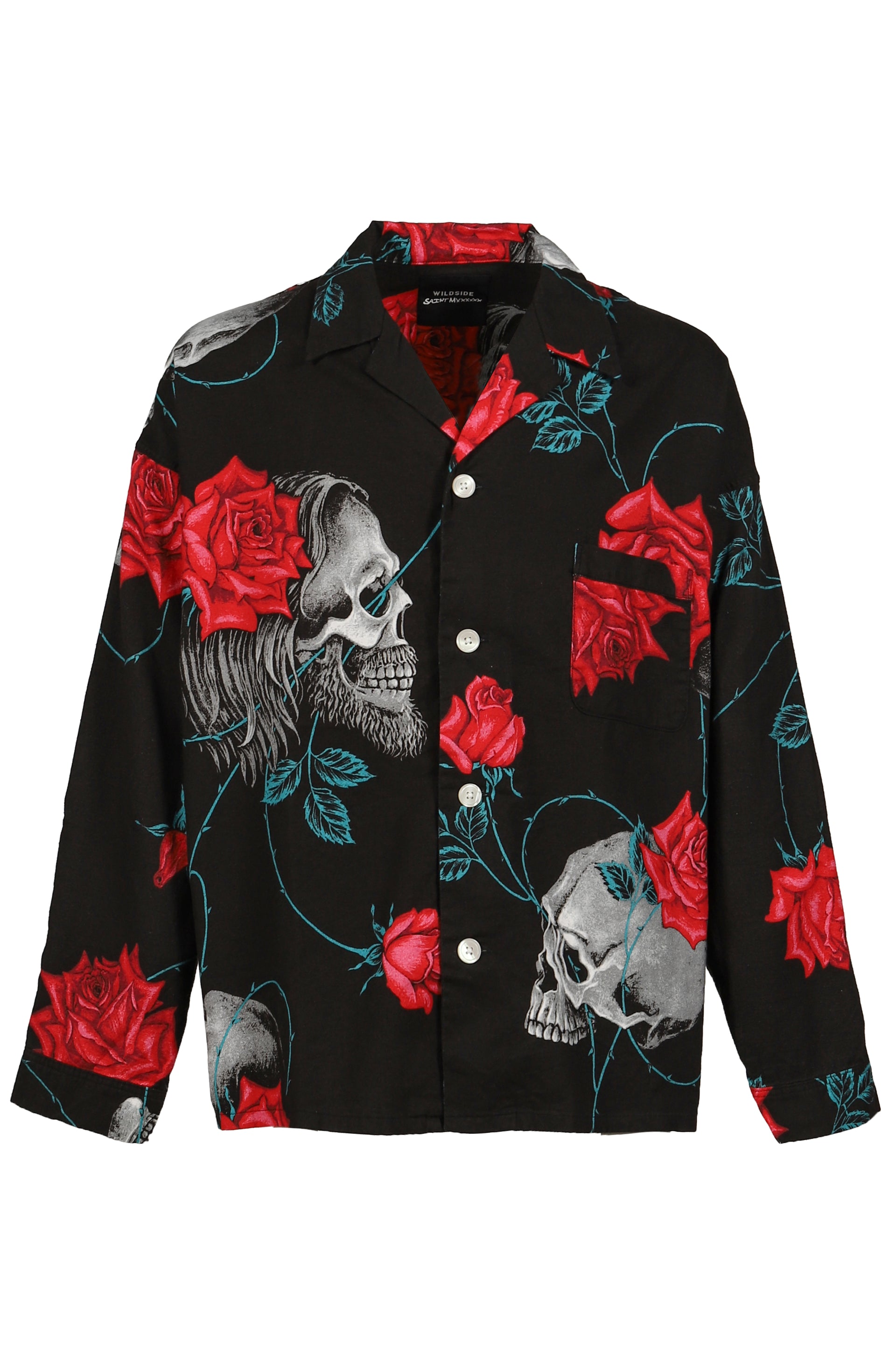 WILDSIDExSTM PJ SHIRT / BLK