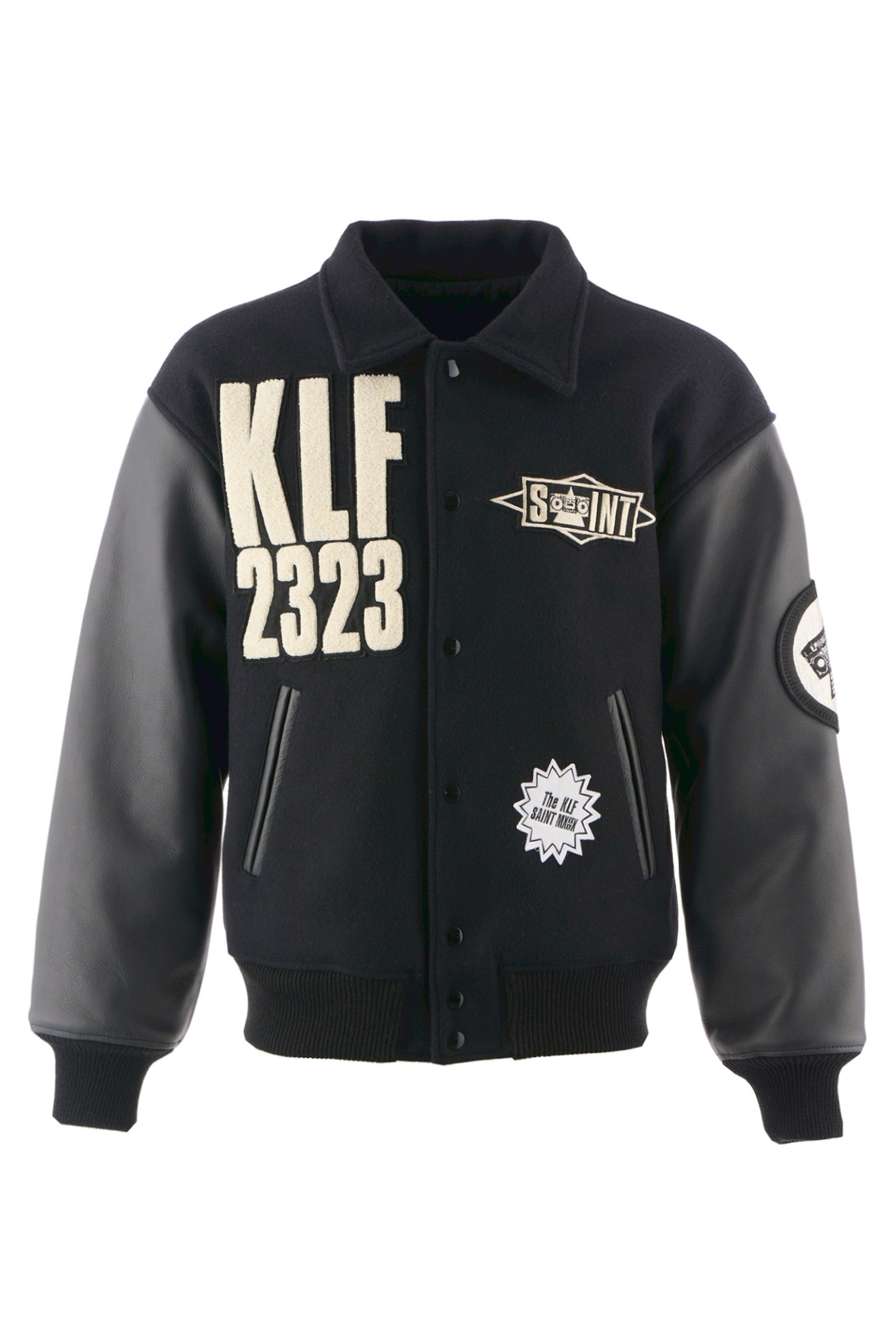 KLF_VARSITY JACKET/KLF / BLK