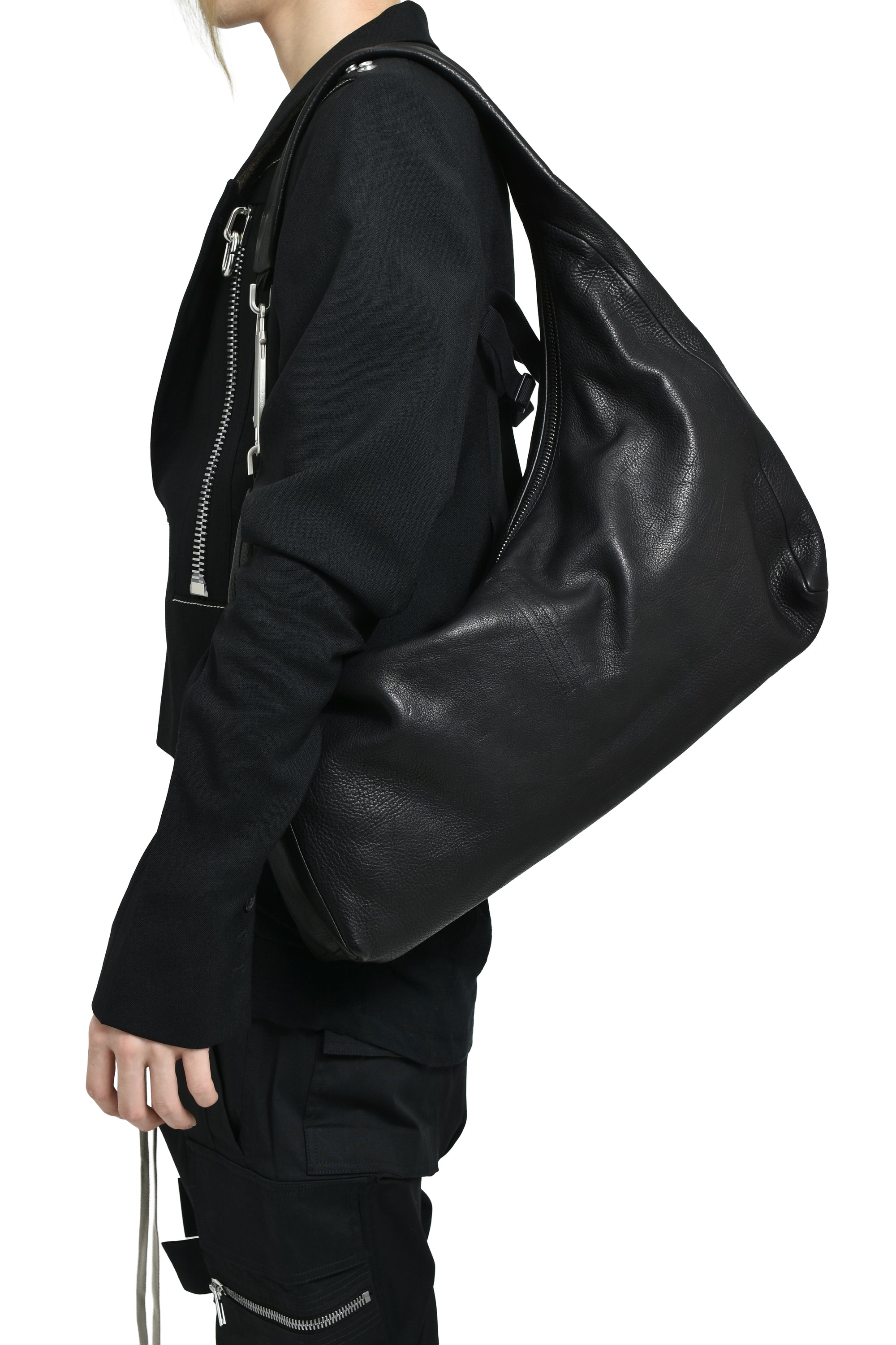 CROPPED GEMINI BAG / BLACK