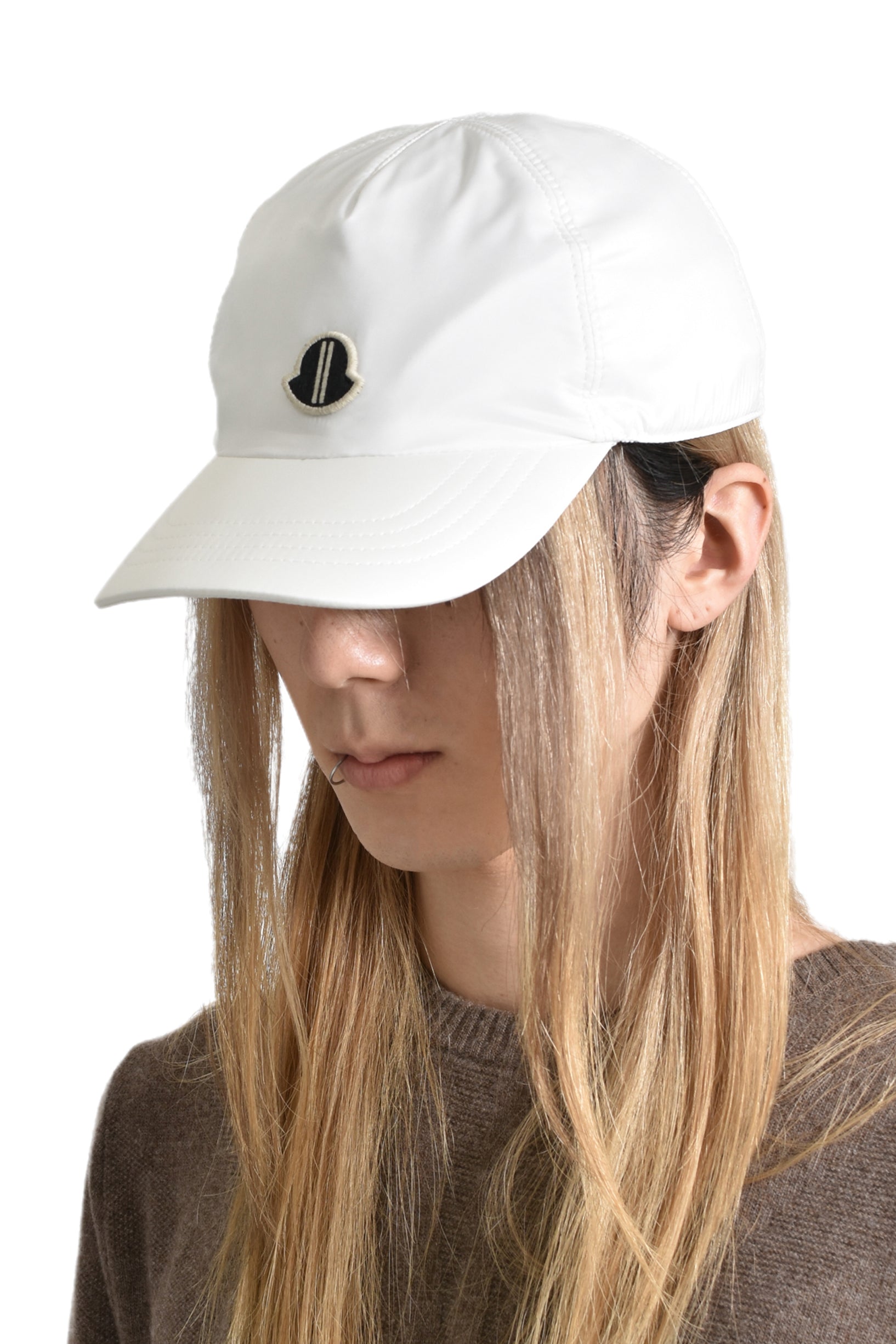 MONCLER + RICK OWENS モンクレール リックオウエンス FW24 BASEBALL HAT / MILK - NUBIAN