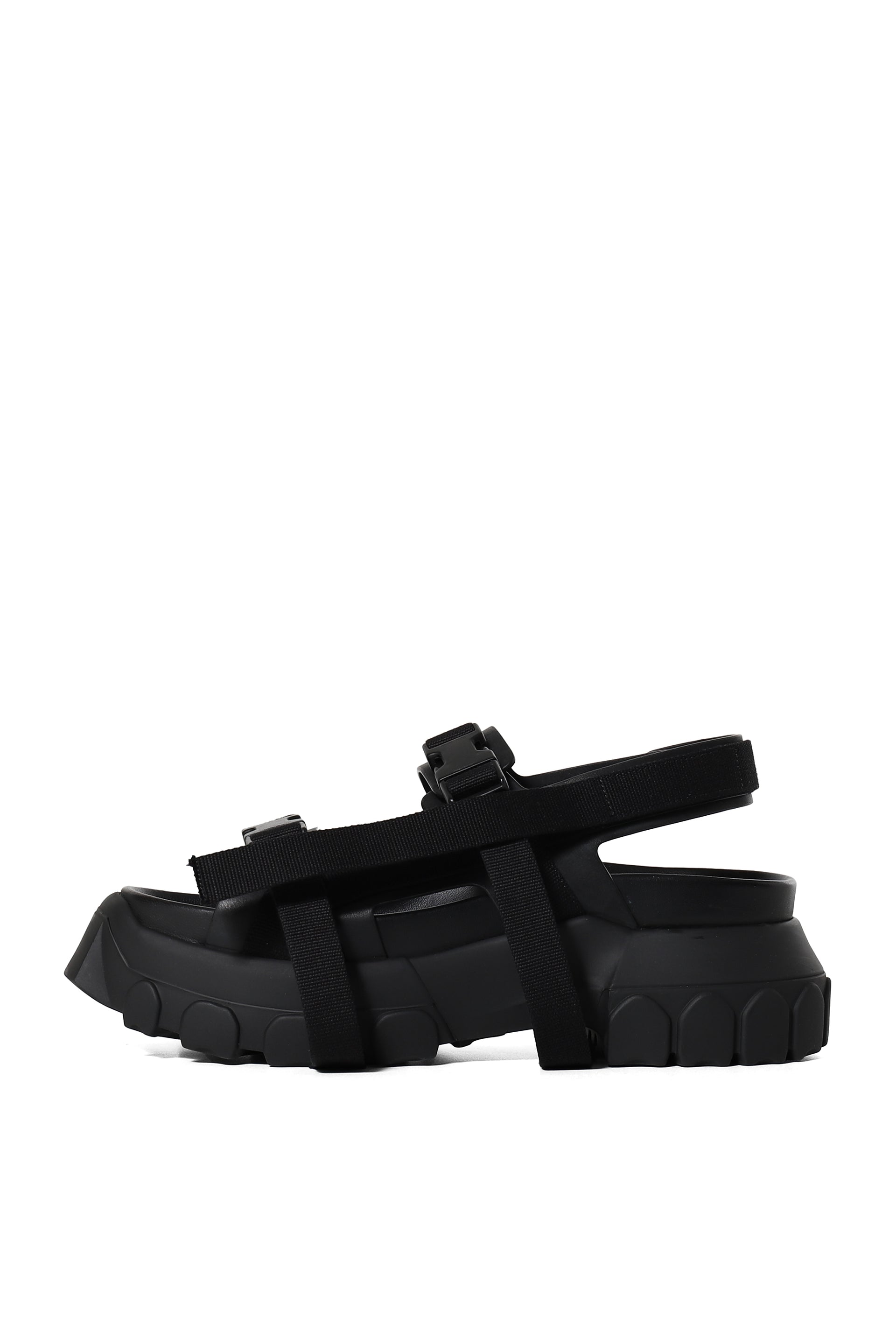 Rick Owens TRACTOR SANDAL / BLK BLK
