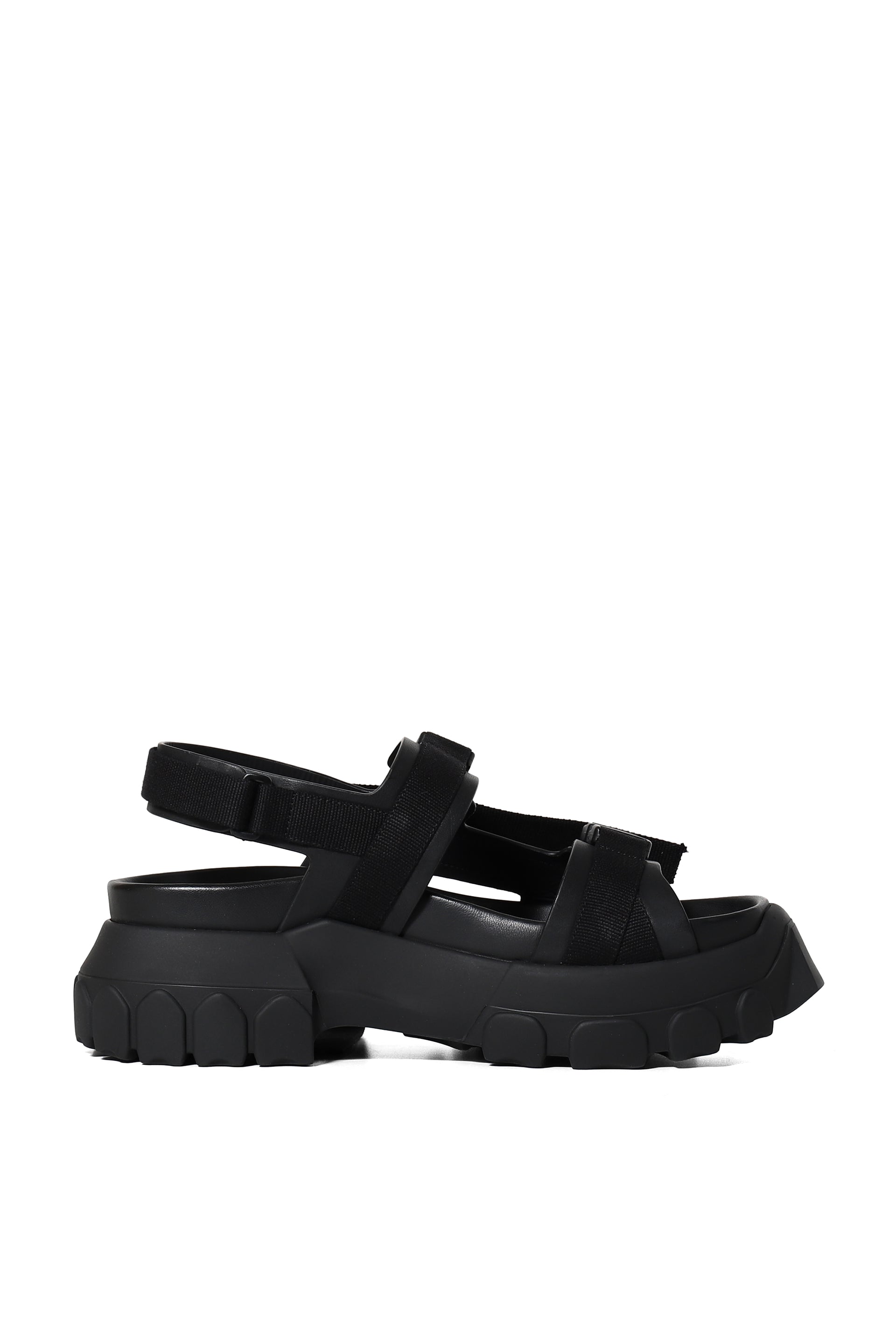 Rick Owens TRACTOR SANDAL / BLK BLK