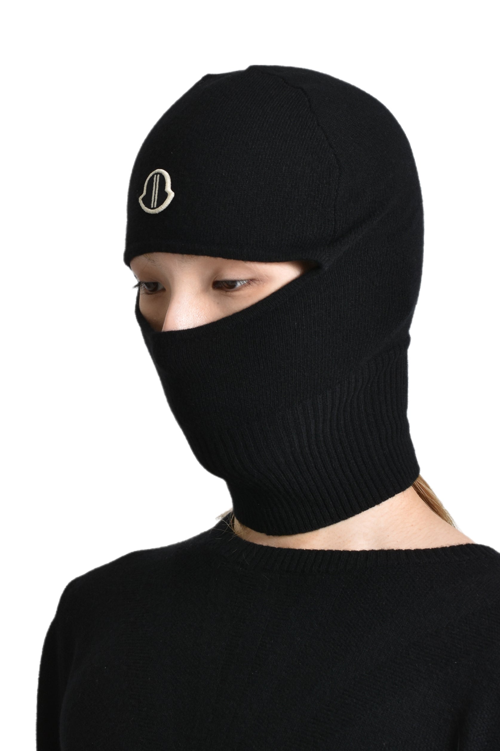 MONCLER + RICK OWENS KNIT SKULL / BLK