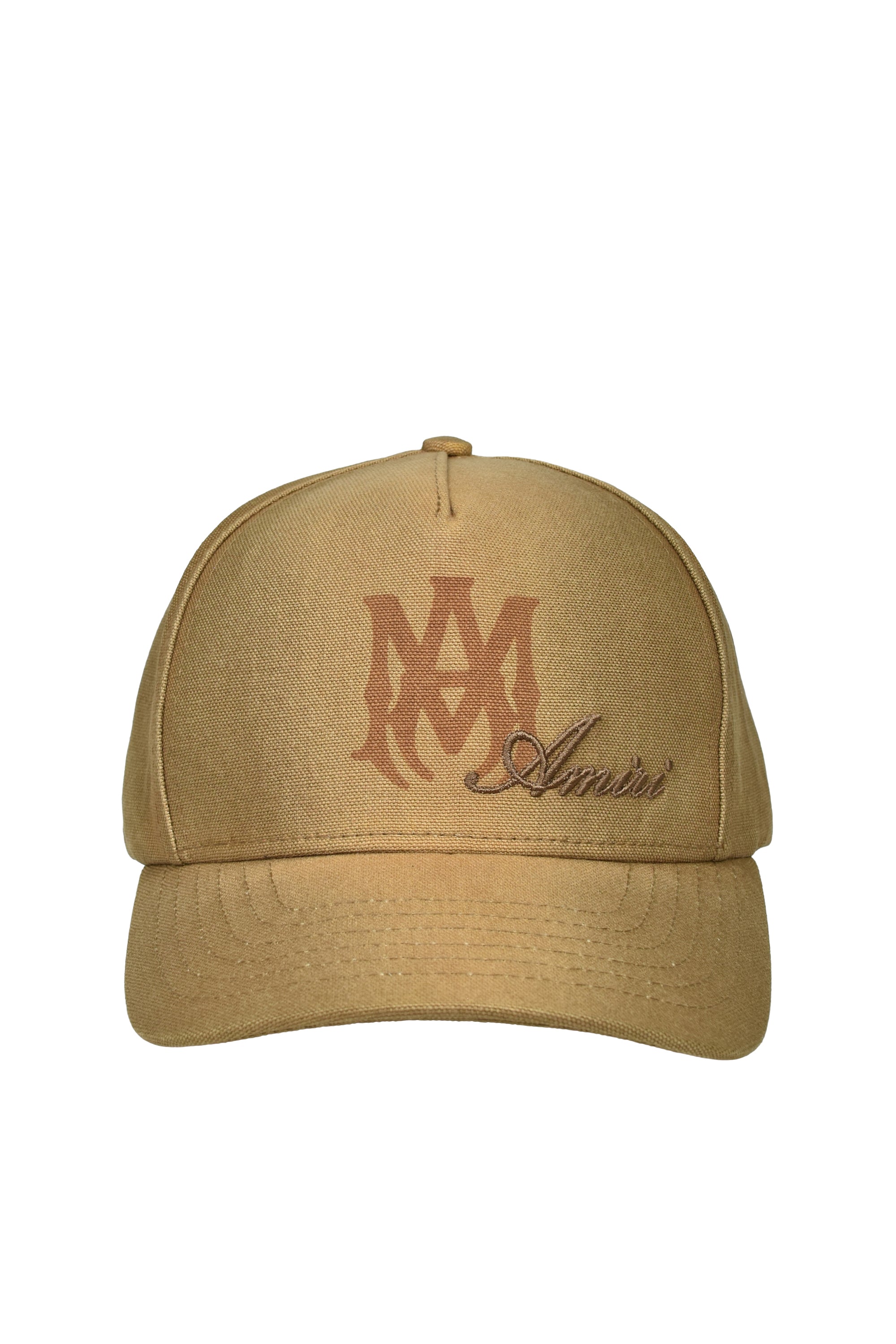 AMIRI FW26 MA SCRIPT BASEBALL CAP / HAZEL - NUBIAN
