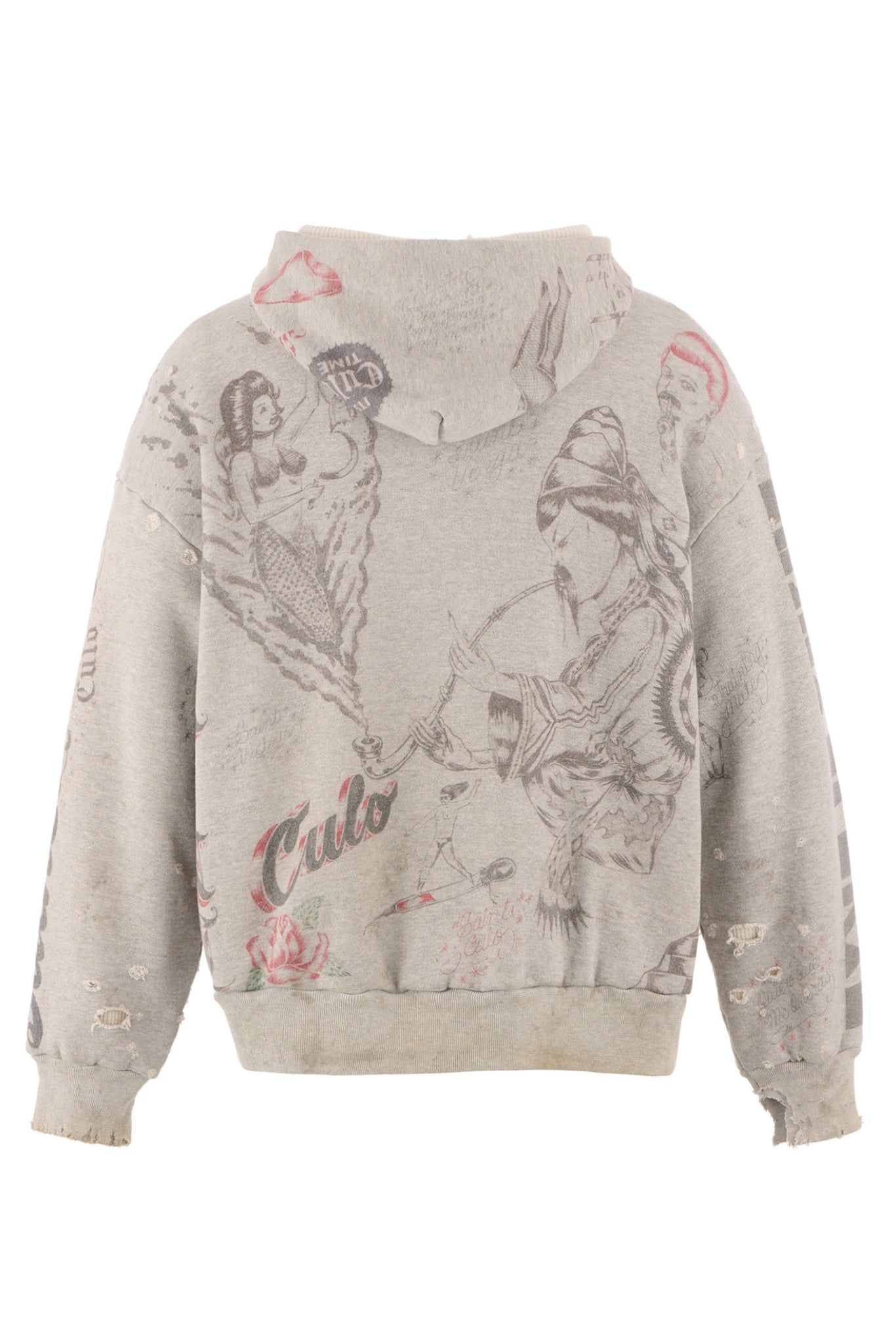 ALX_HOODIE/DRAWING / GRY