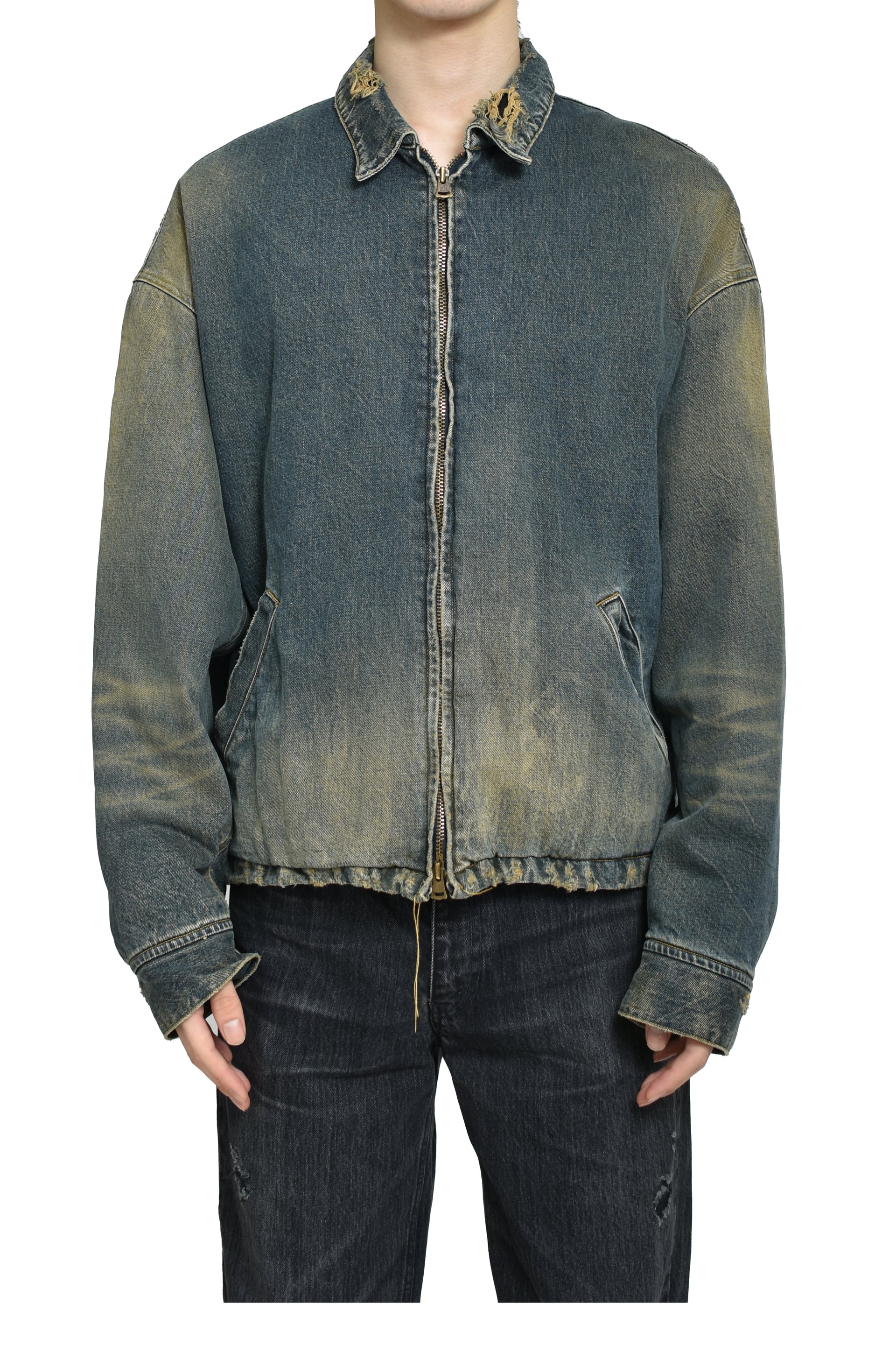 DENIM WORK BLOUSON / IND