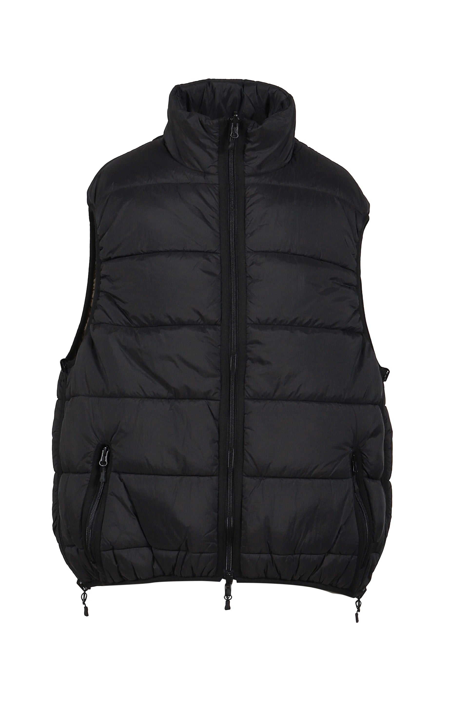 TECH REVERSIBLE CLIMBERS PUFF VEST / BLK BRW