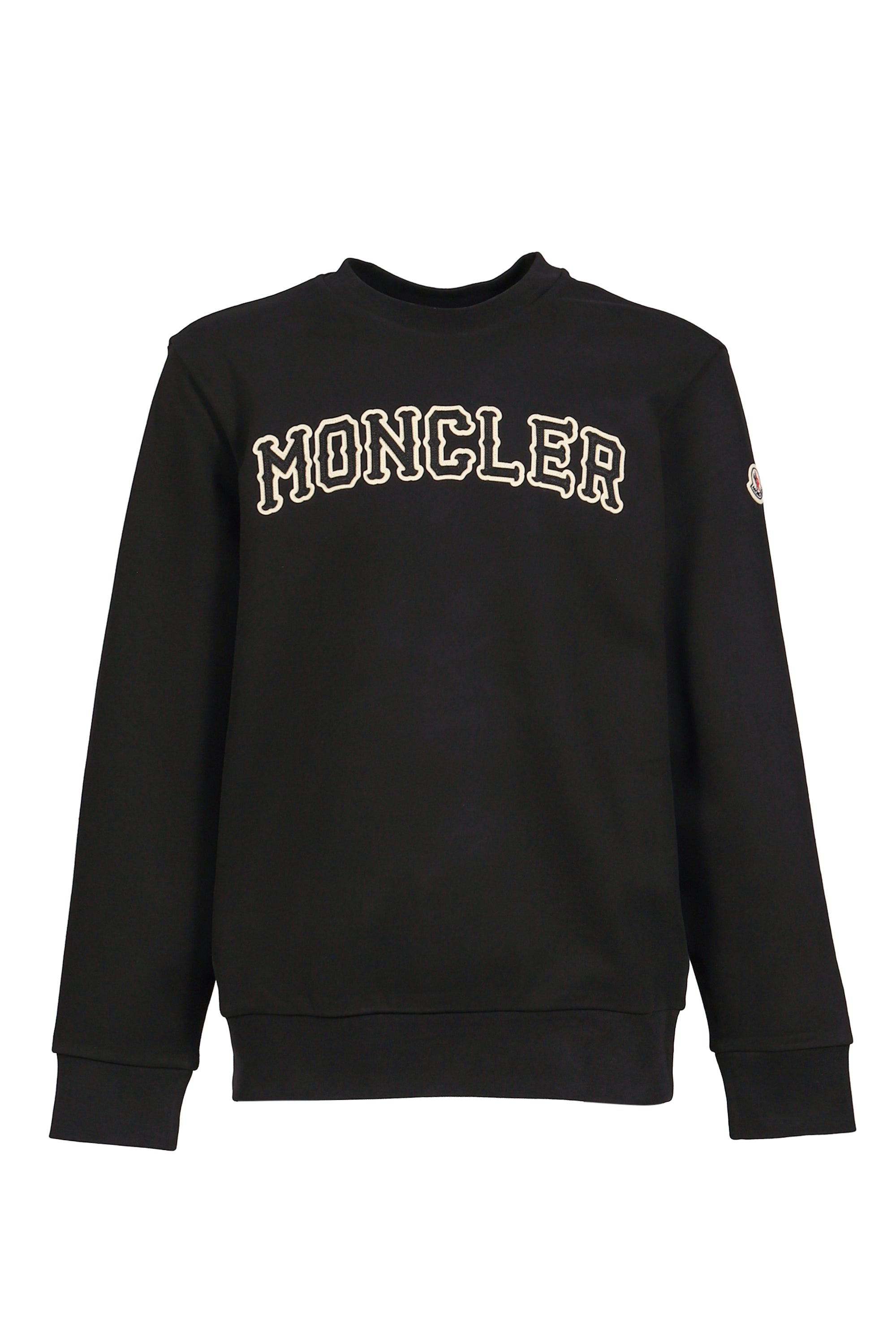 茶*ー様 MONCLER スウェット ブラック MONCLER Moncler FW26 SWEATSHIRT / BLK - NUBIAN