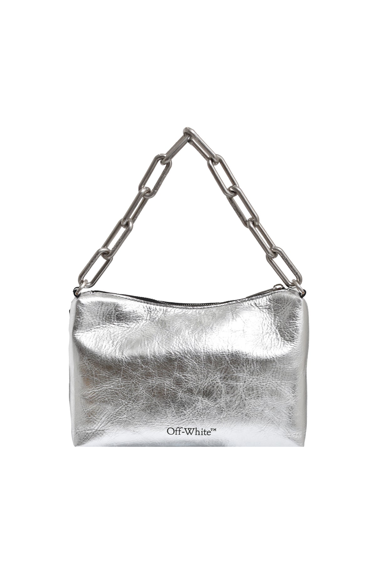 Off-White BLOCK POUCH QUOTE LAMINA / SIL