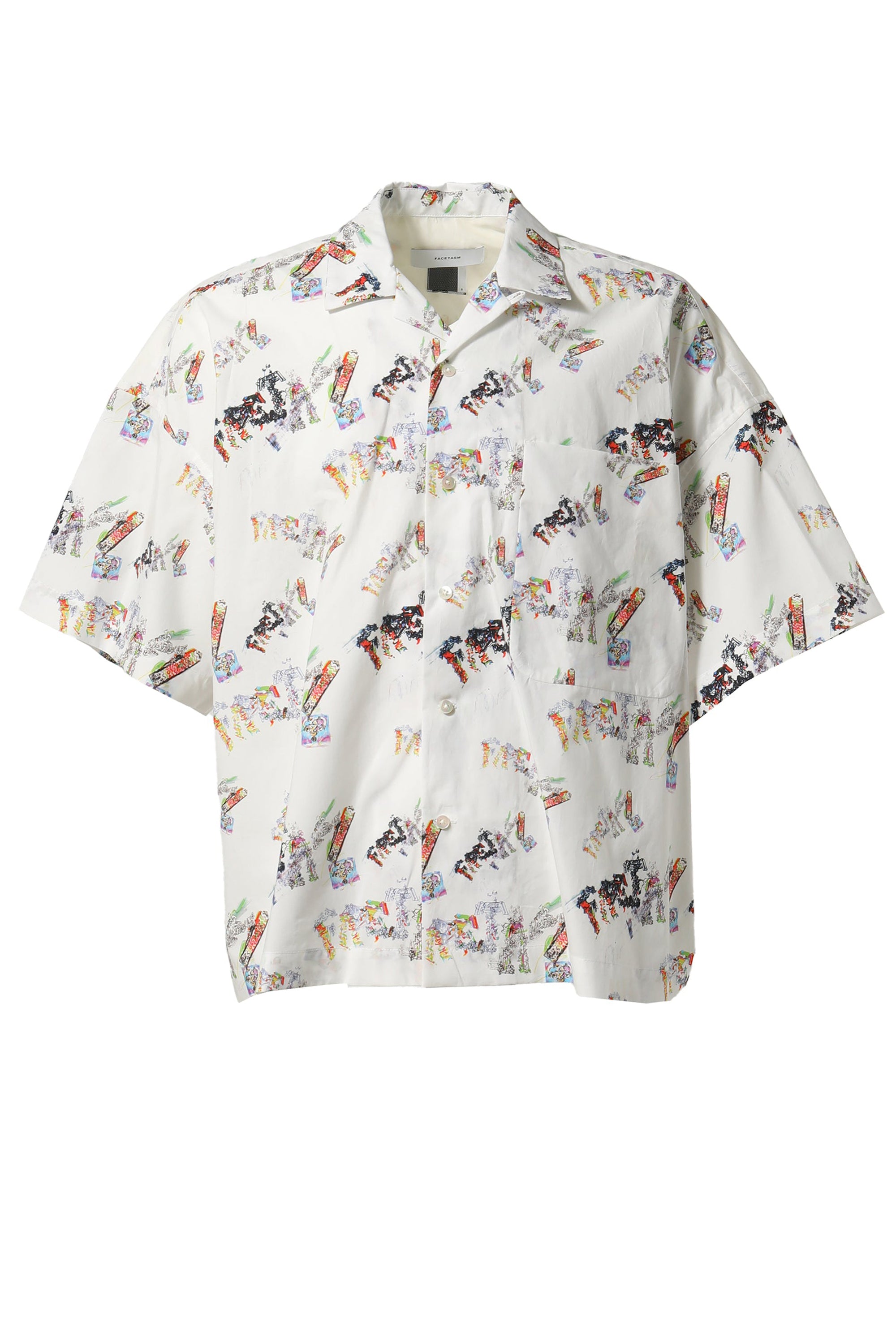 FACETASM SS23 BIG SHORT SLEEVE SHIRT / MULTI -NUBIAN