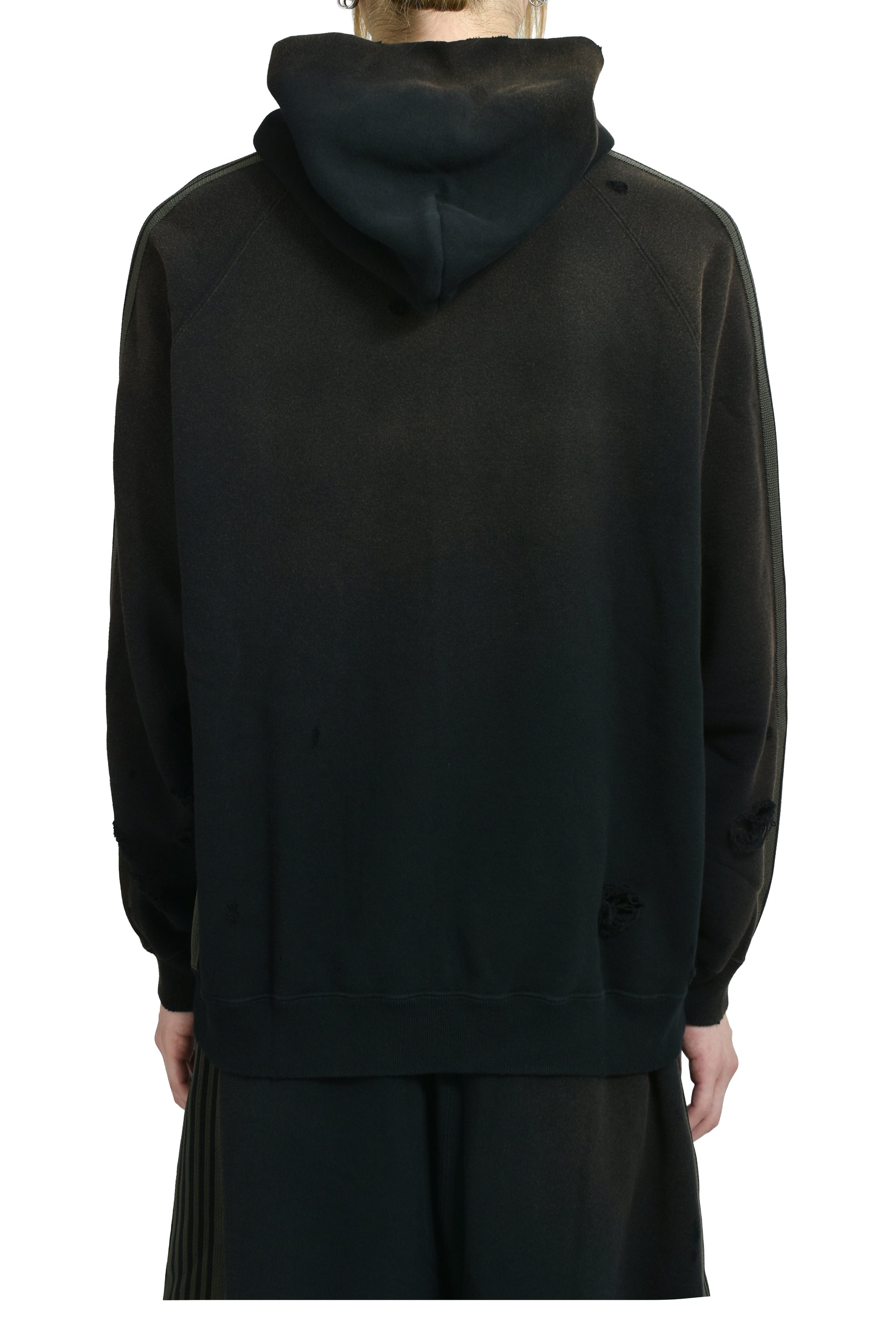 ZIPPED TRACK HOODY(EXCLUSIVE) / BLK