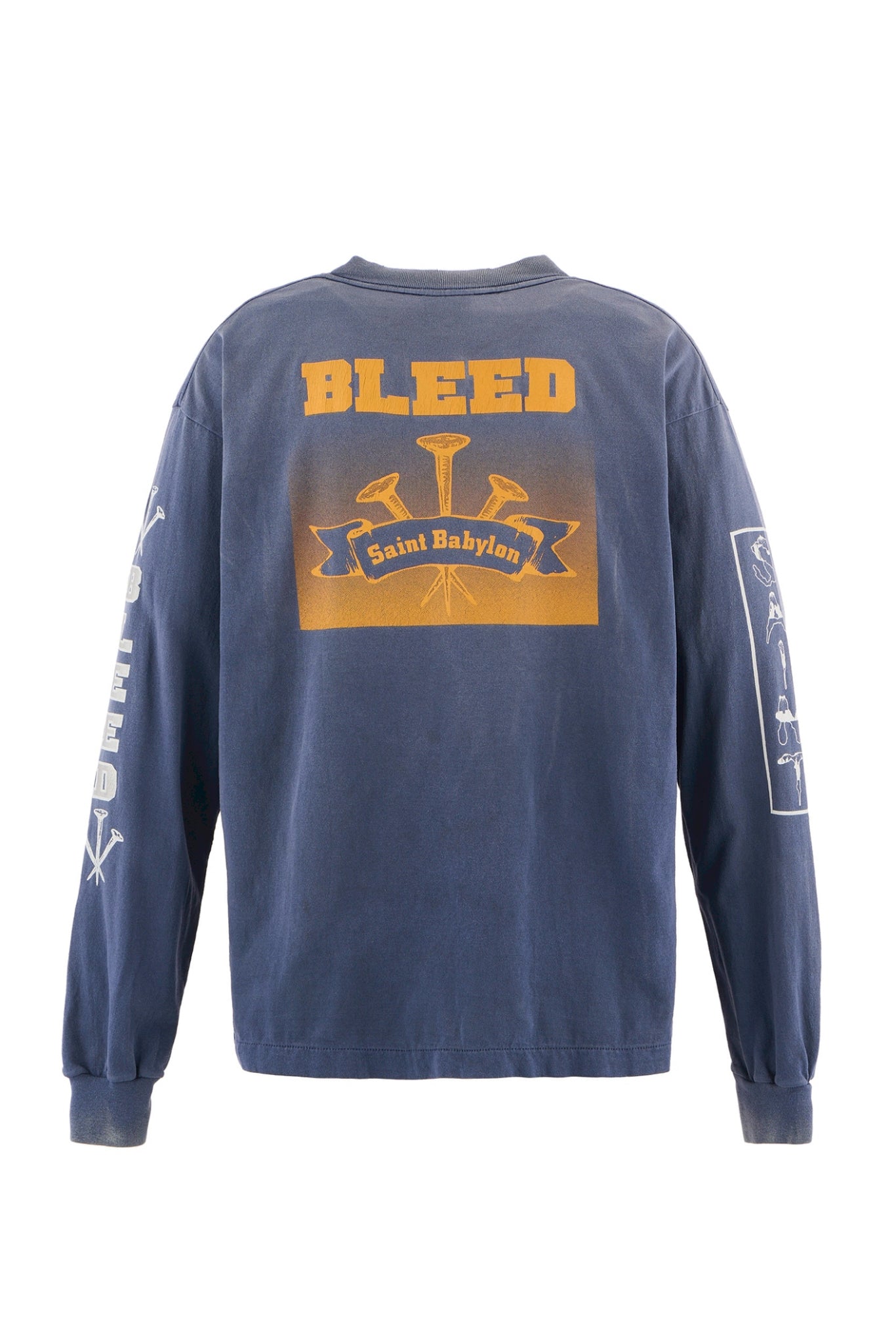 BBLN_LS TEE/SAINT BABYLON/NVY / NVY