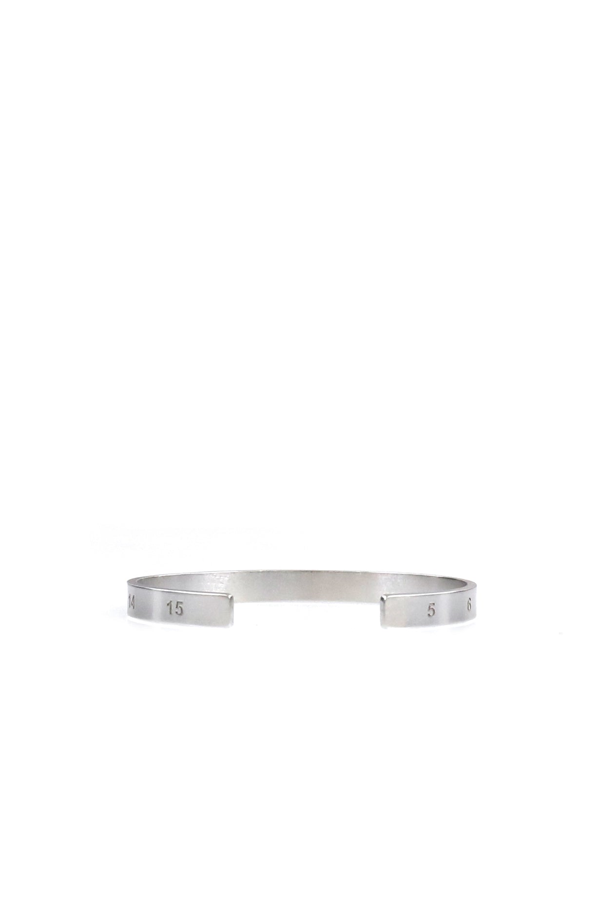 Maison Margiela NUMBER REFERENCE CUFF 6,5mm / SIL