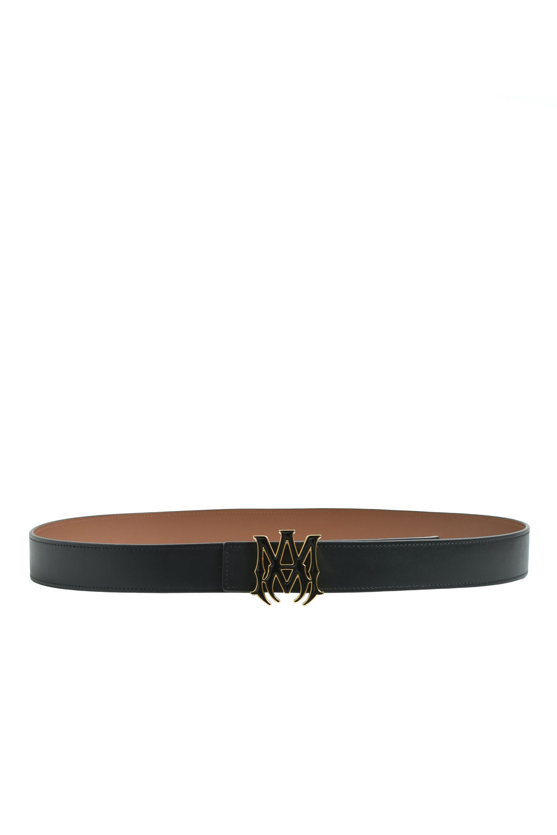 MA 4CM ENAMEL BELT / BLACK BRW