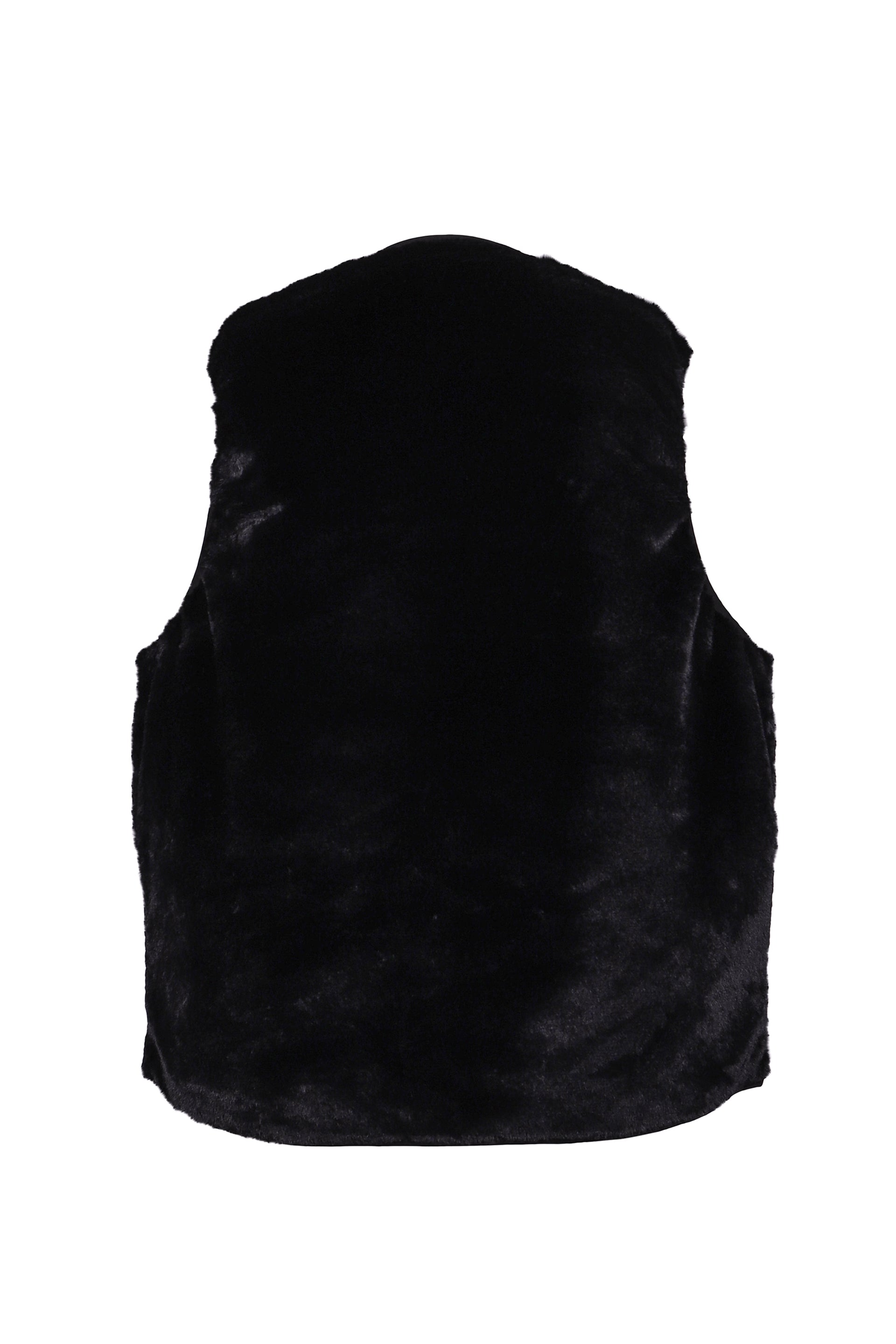 TECH REVERSIBLE BRITISH HUNTER FUR VEST / BLK