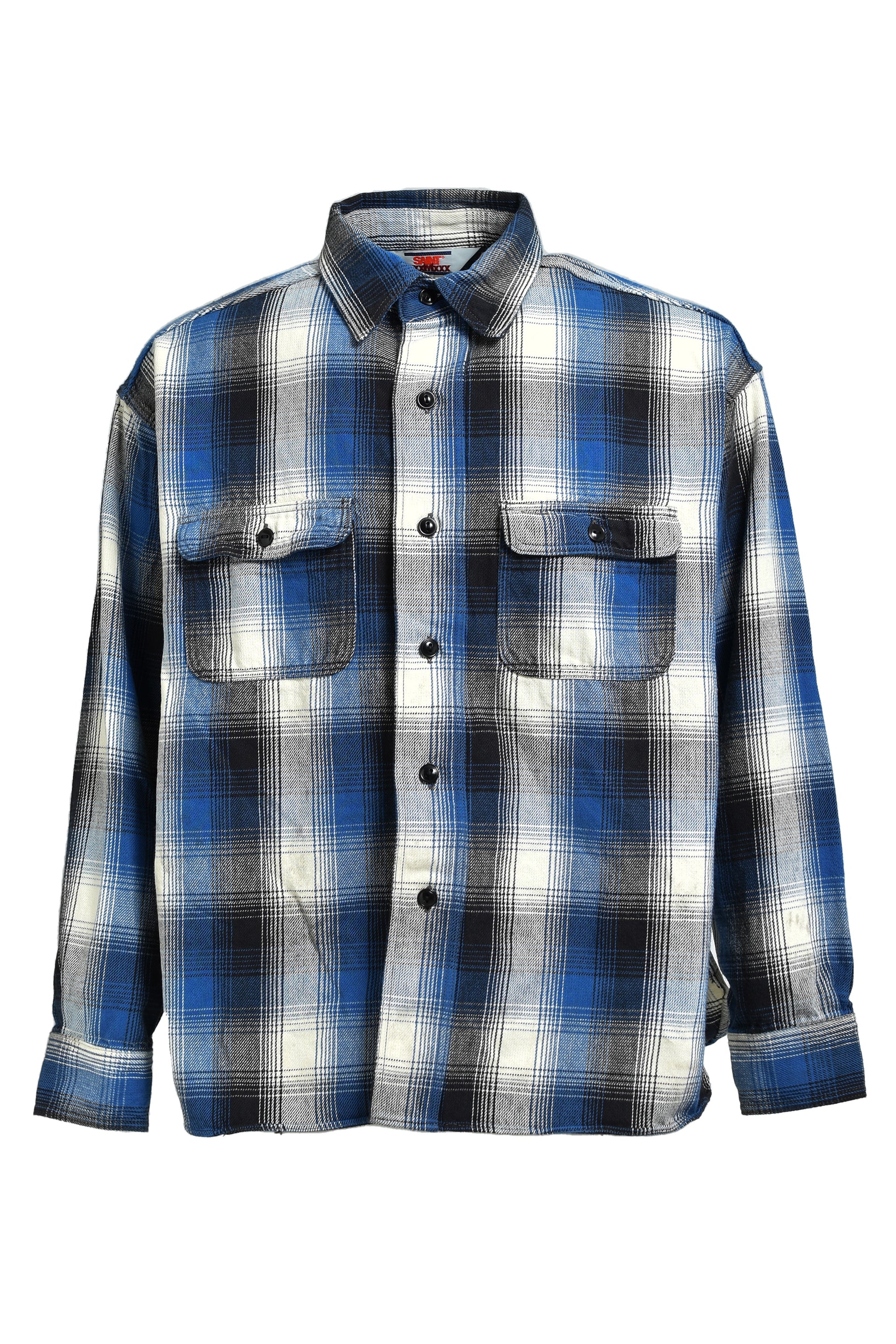 BB_FLANNEL SHIRT/CHECK/BLUE