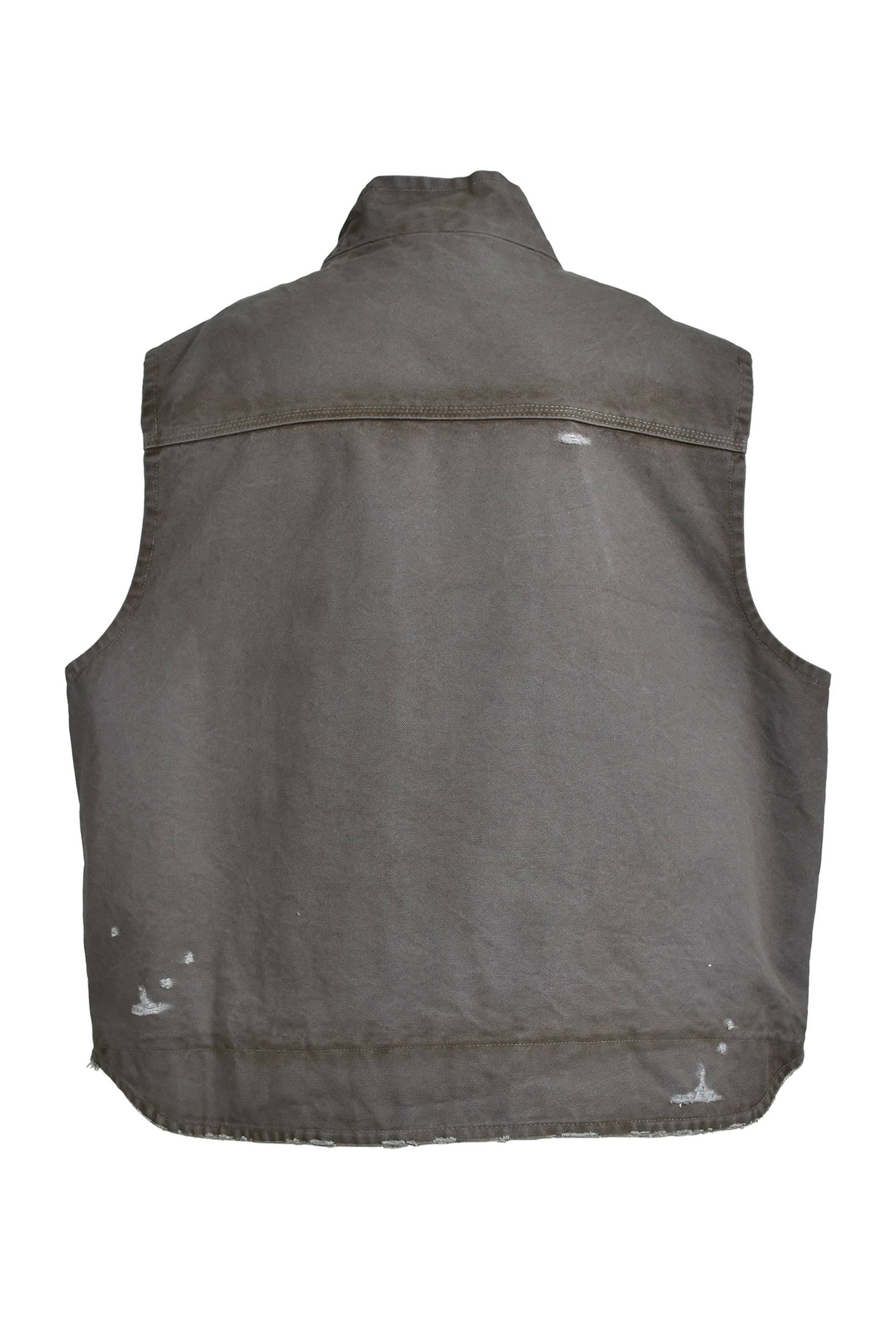 KAMIYA BORO DUCK VEST / GRY