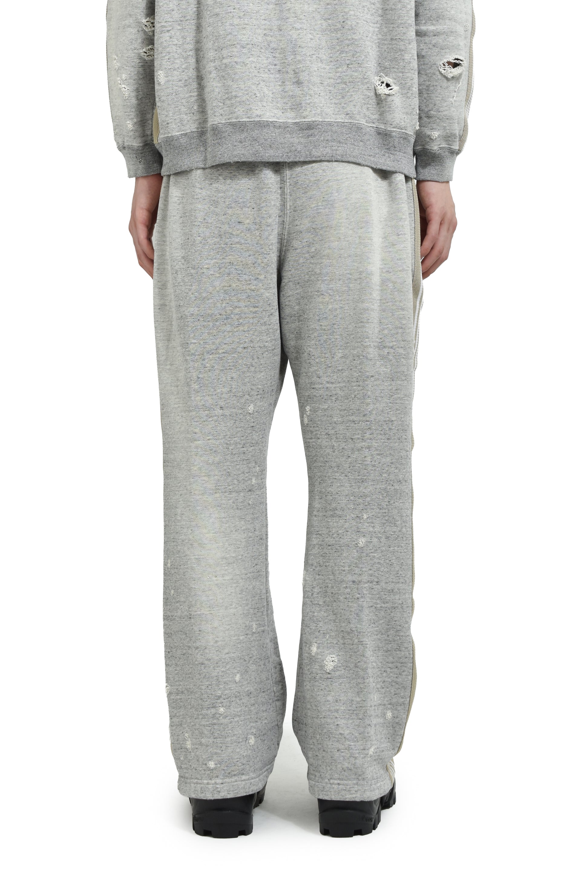 BOOT-CUT TRACK PANT(EXCLUSIVE) / GRY