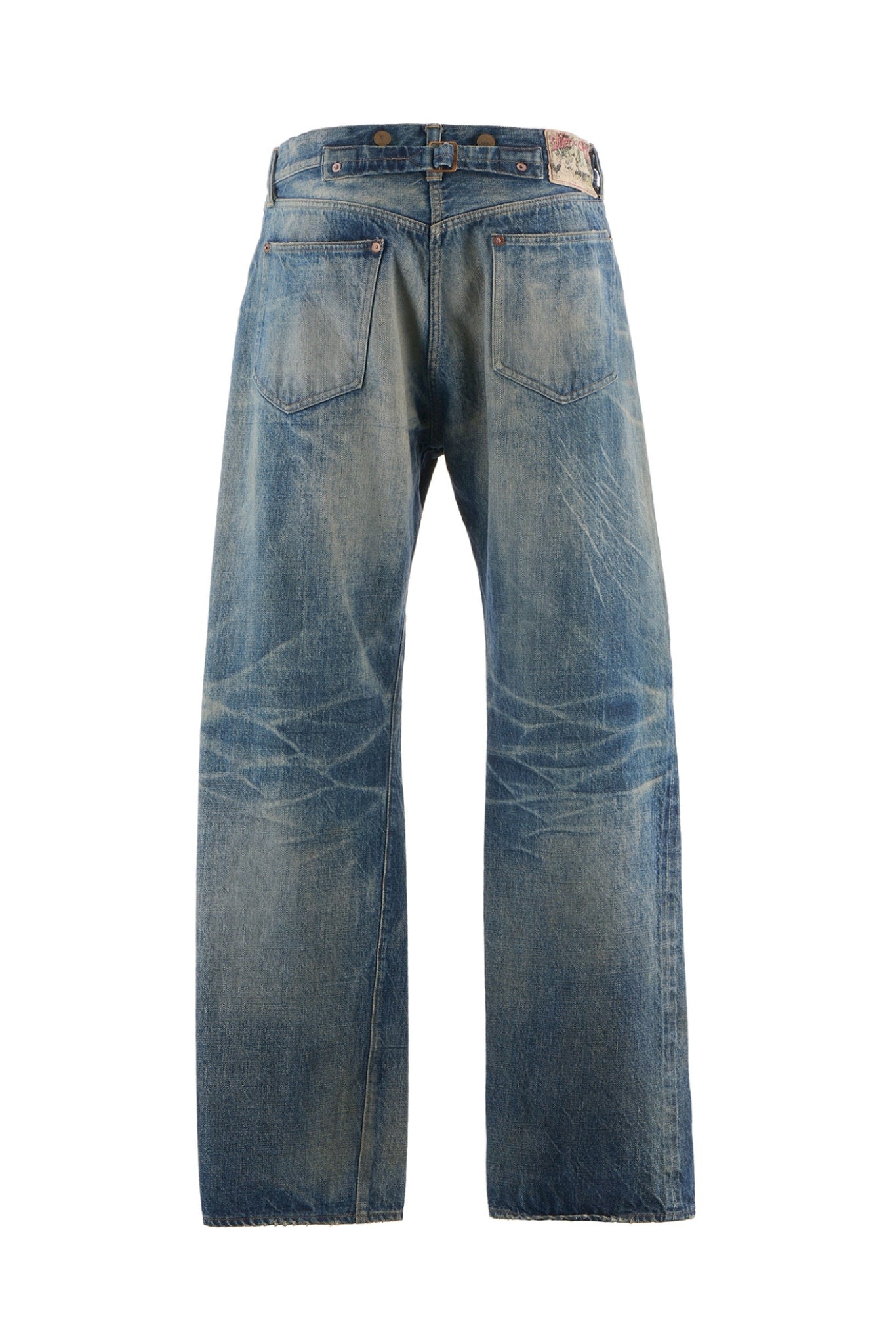 BB_DENIM PNT/5PKTS DAMAGE / BLU