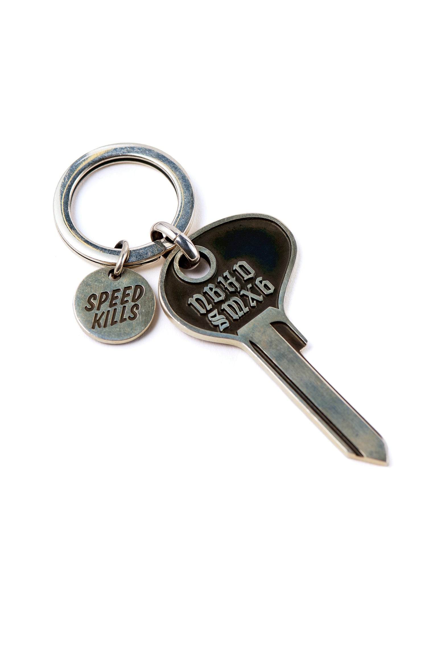 SAINT Mxxxxxx × NEIGHBORHOOD STHD . SILVER KEYHOLDER / SIL