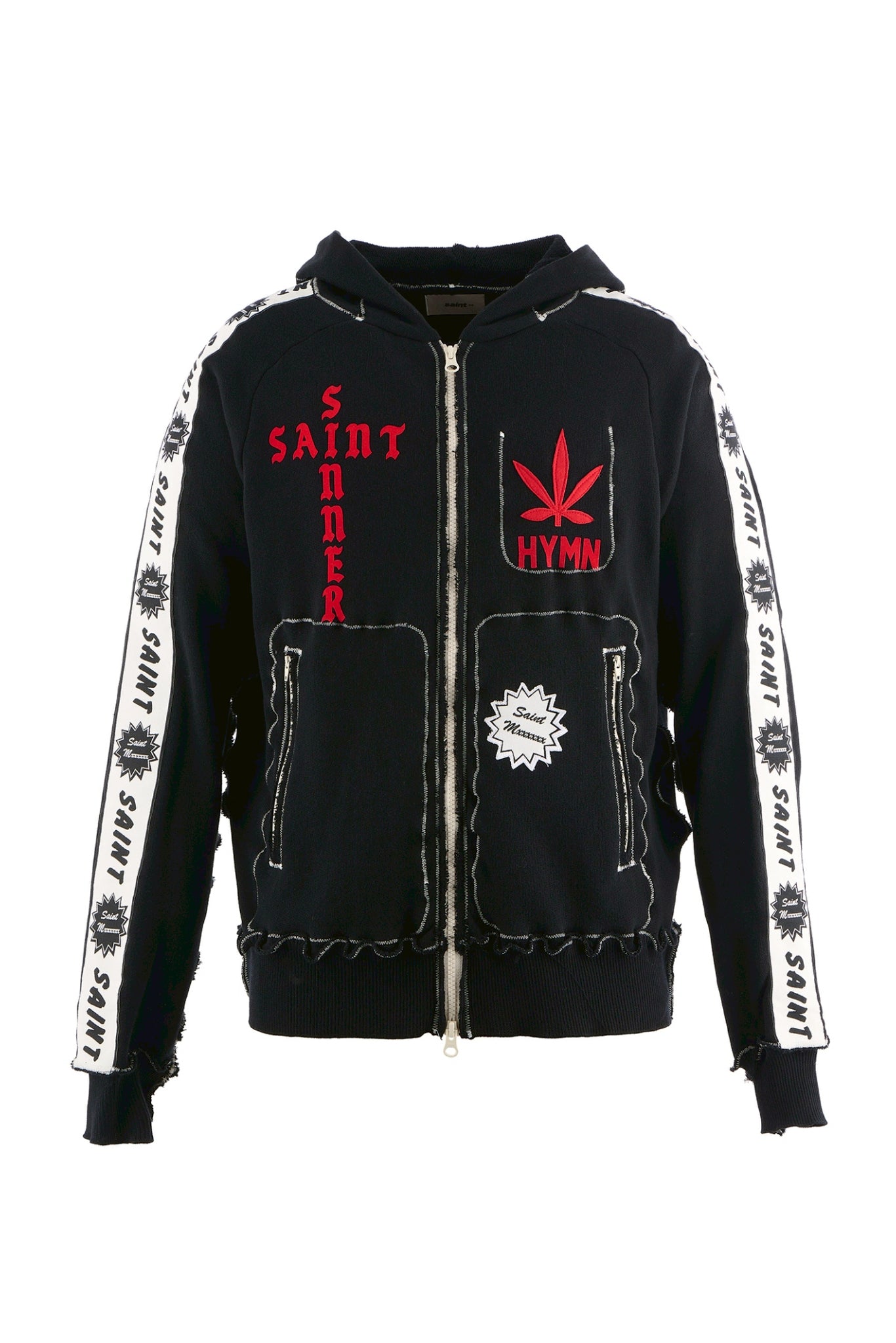 ALM_ZIP HOODIE / BLACK