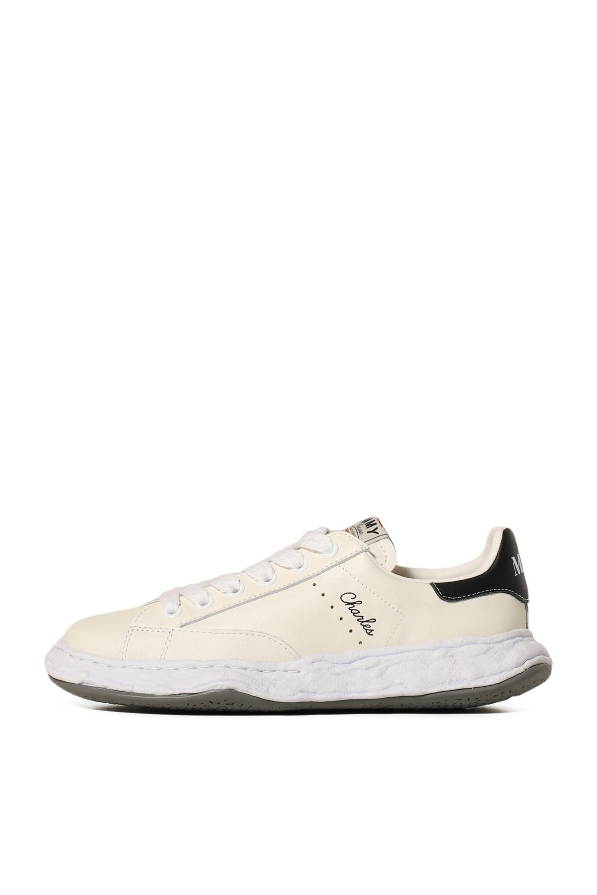 CHARLES LOW LEATHER / WHT