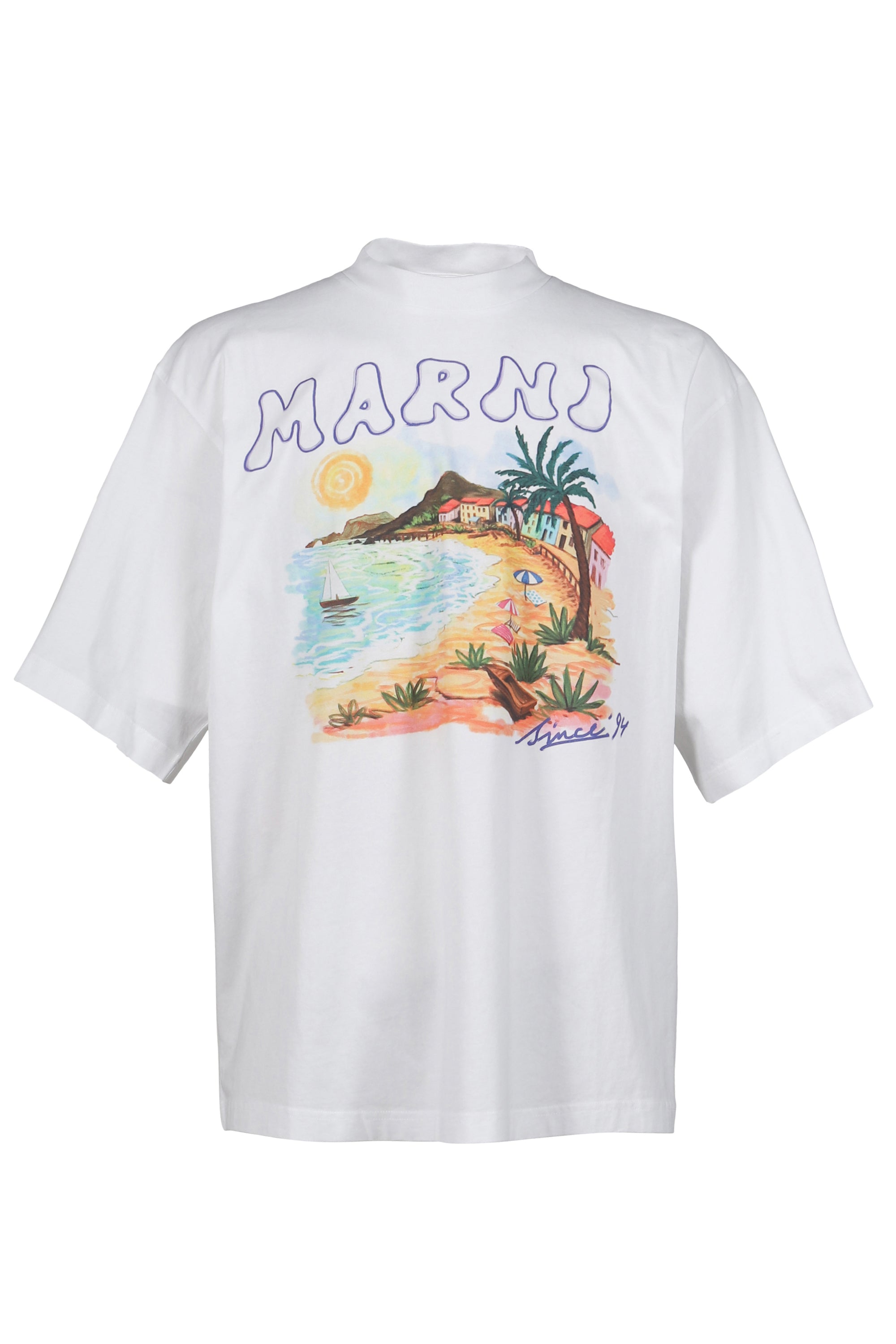 MARNI マルニ SS26 T-SHIRT / LILY WHT - NUBIAN ヌビアン