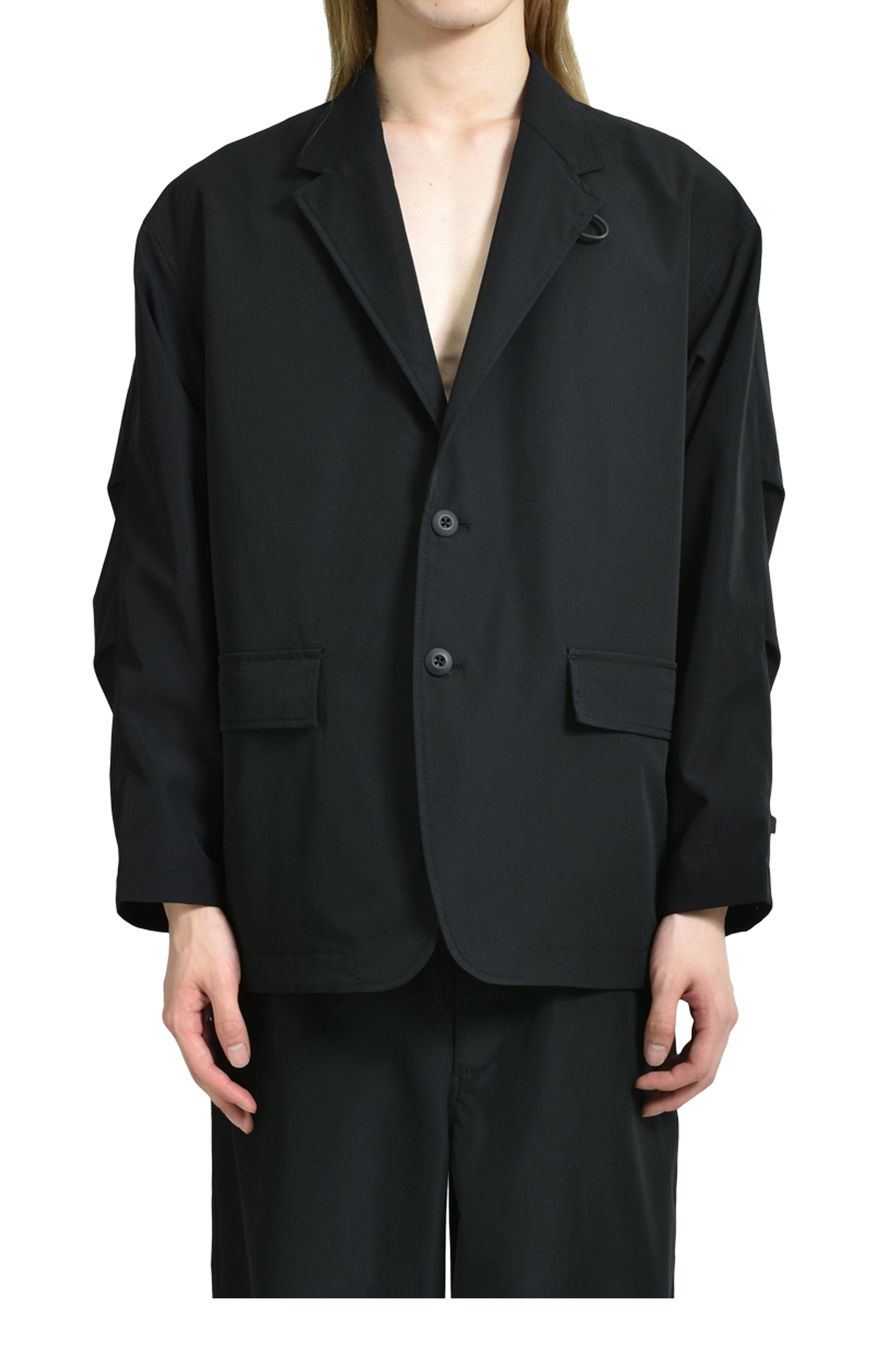 TECH LOOSE 2B JACKET RIPSTOP / BLK