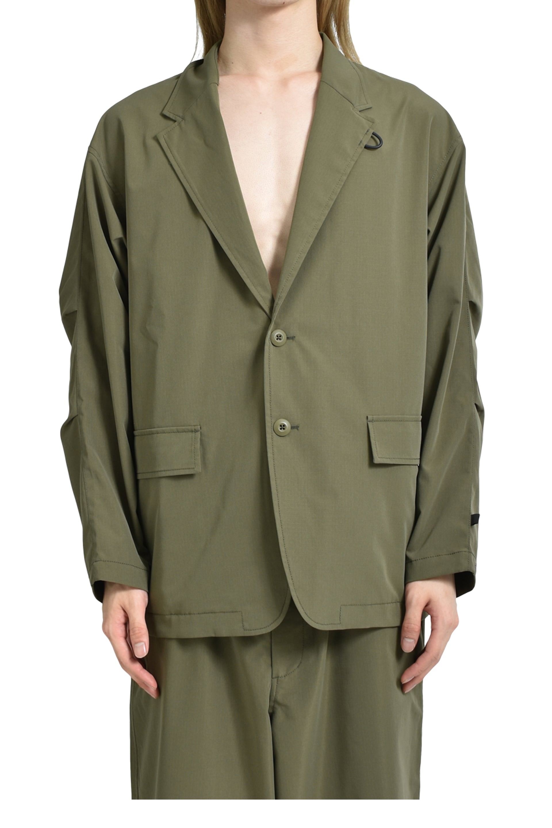 TECH LOOSE 2B JACKET RIPSTOP / OLV