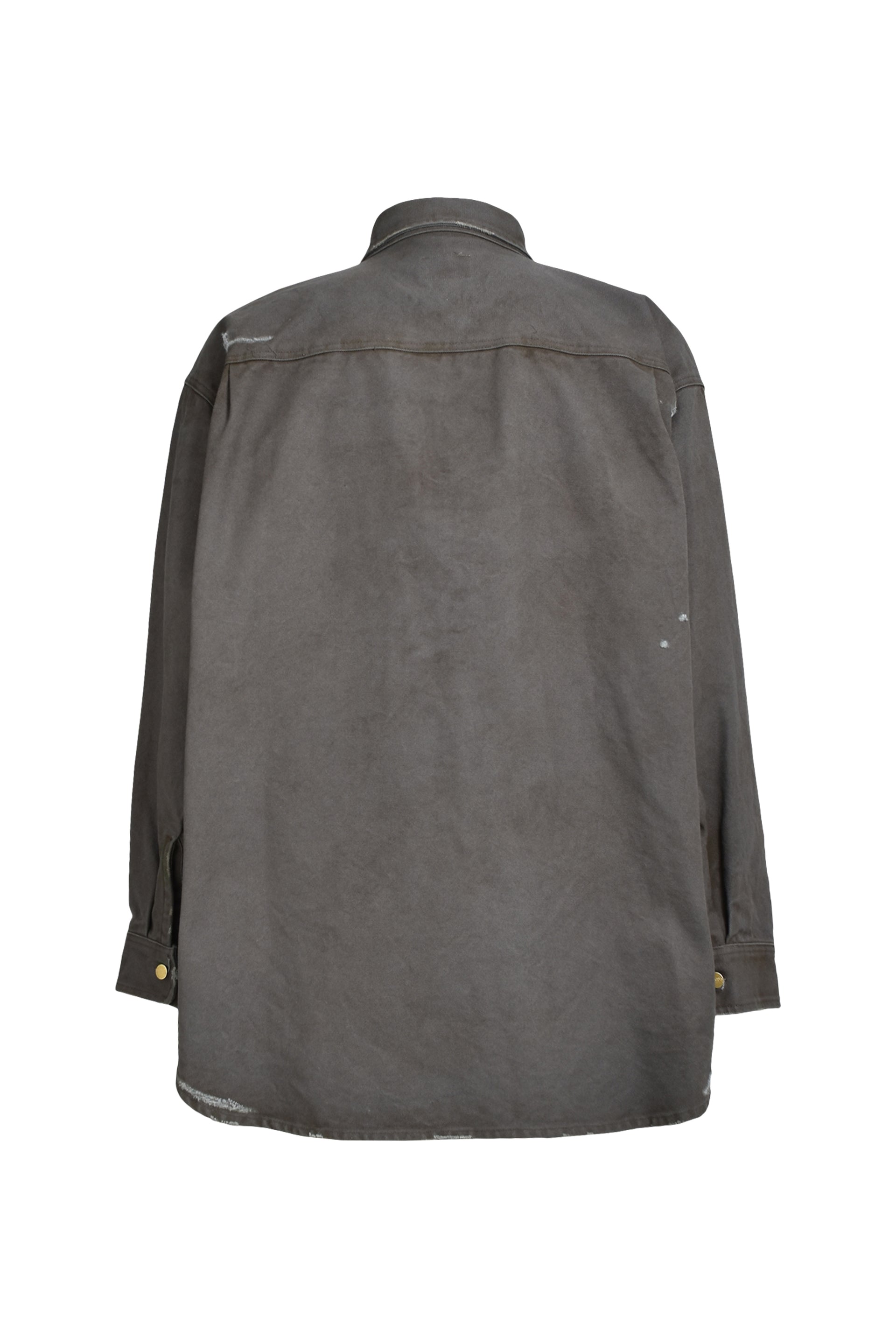 KAMIYA BORO DUCK SHIRT / GRY