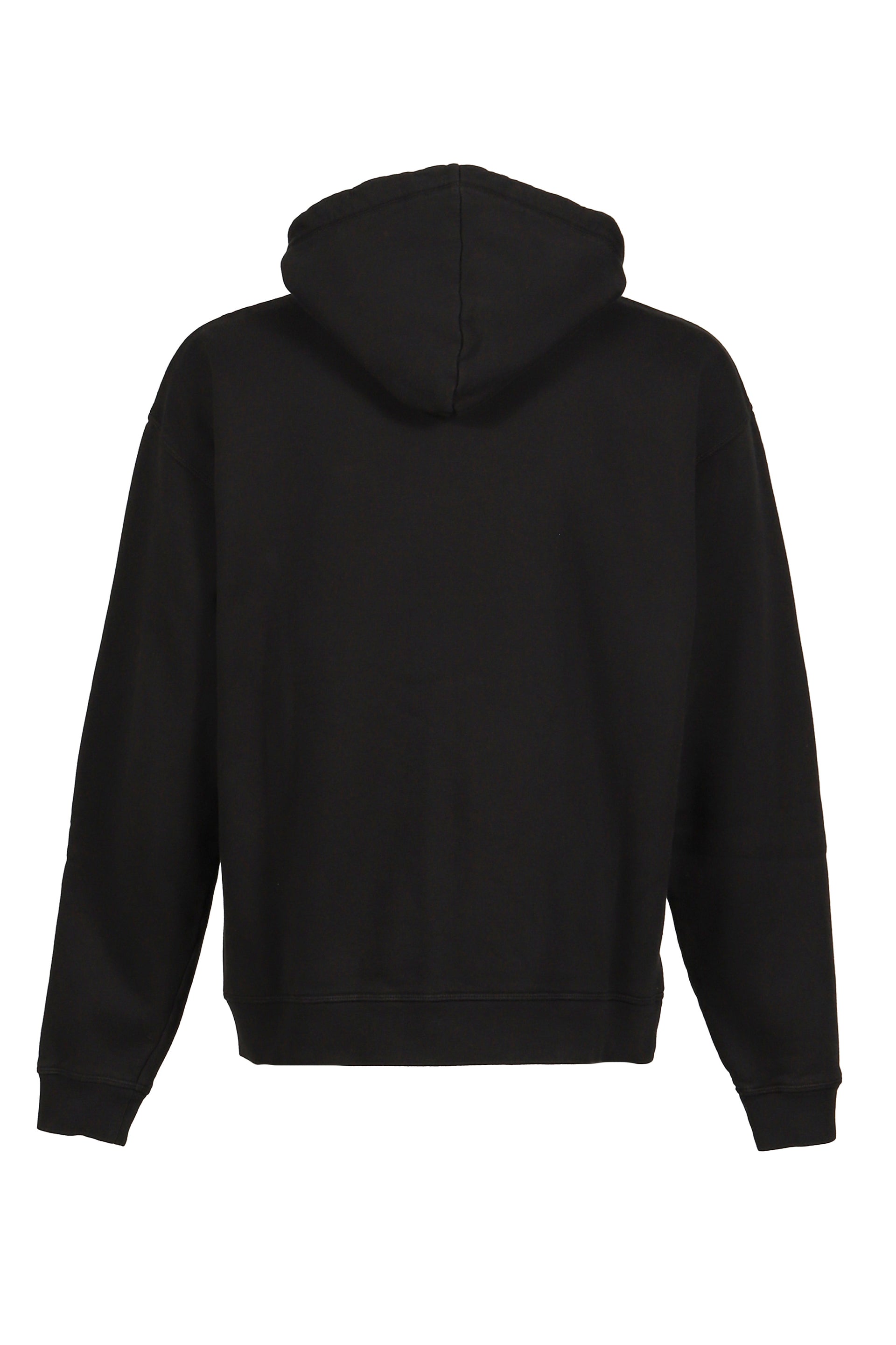 RELAX FIT ZIPPED HOODIE / BLACK