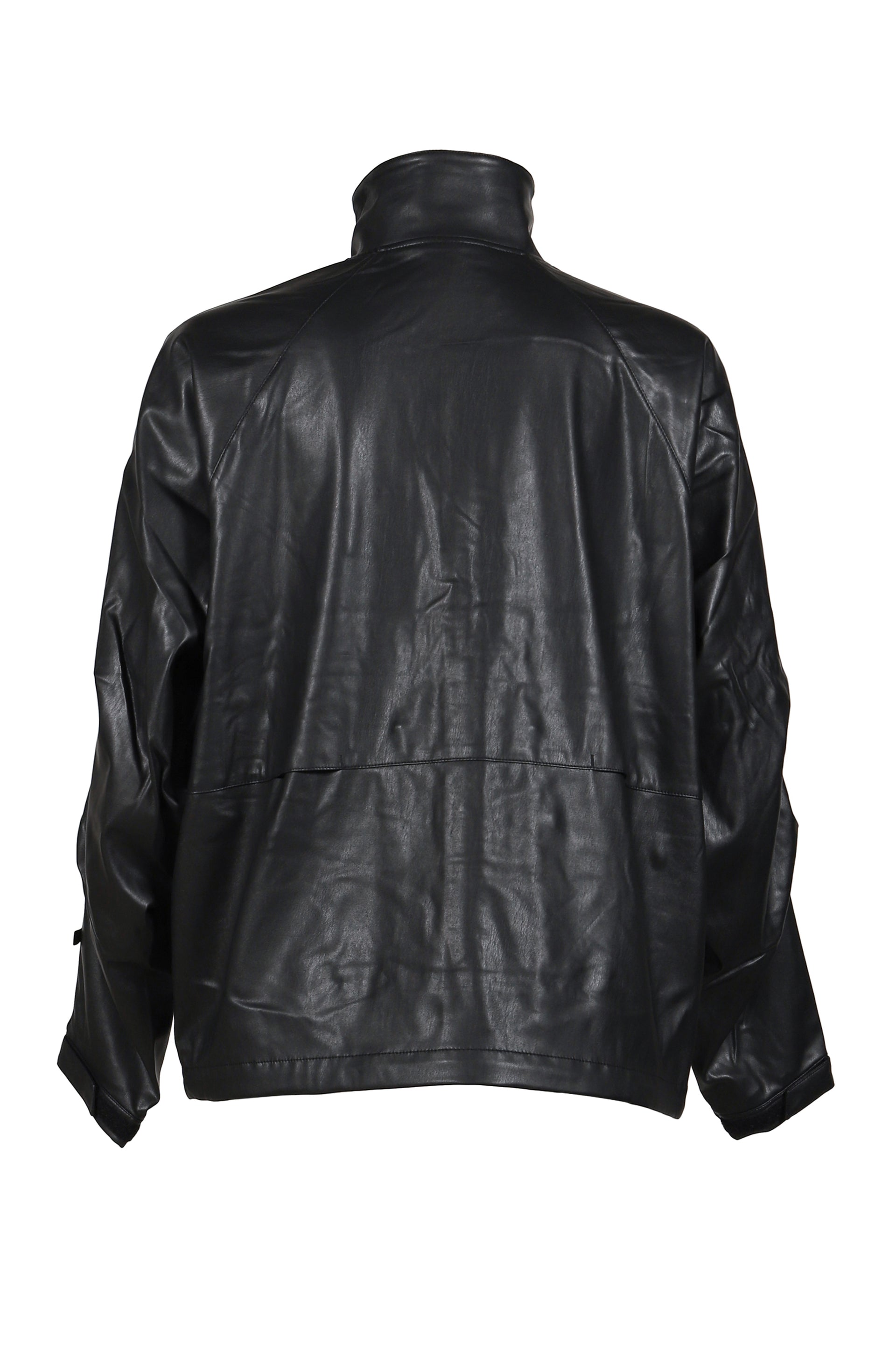 TECH SYNTHETIC SKIN WINDBREAKER JACKET / BLK
