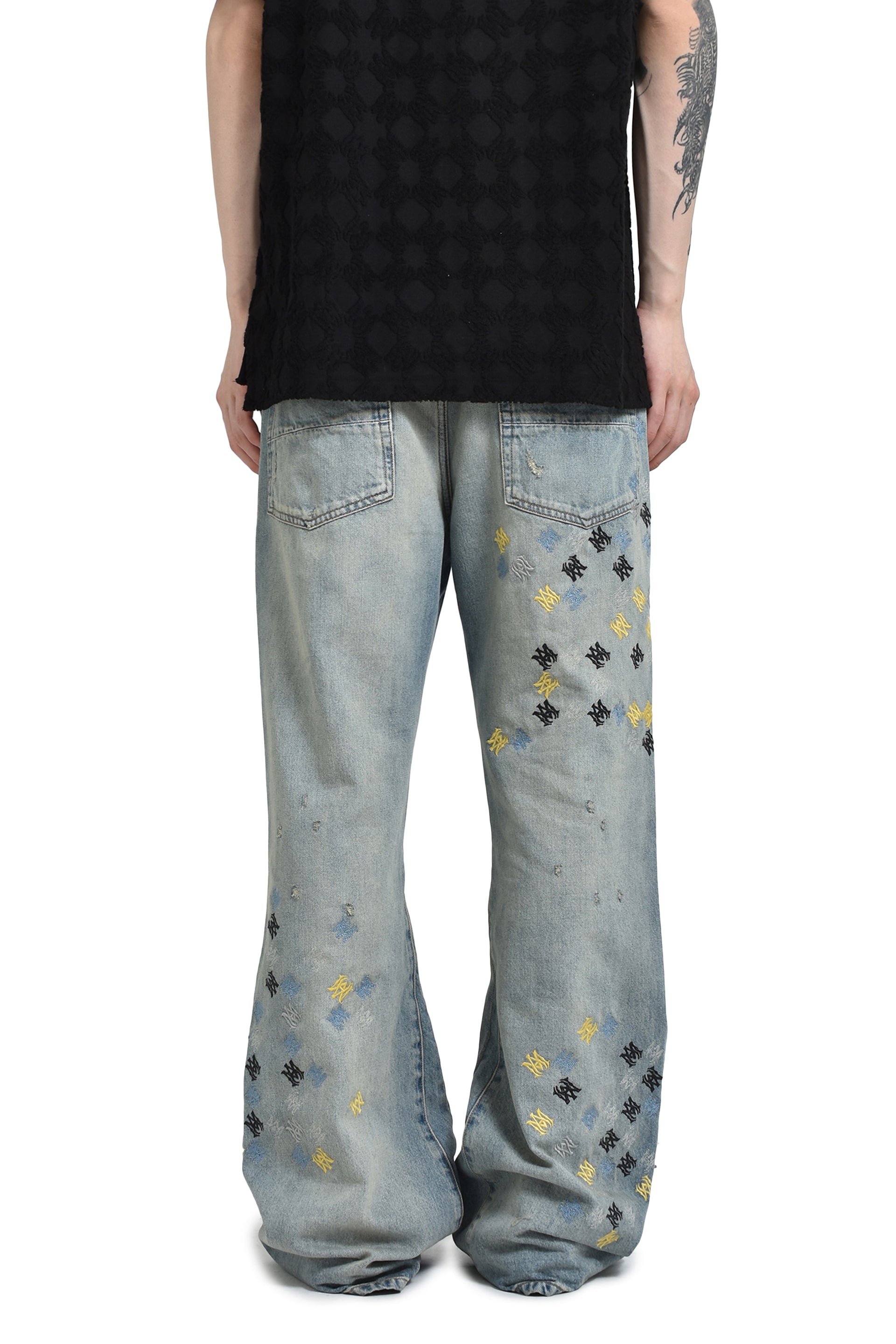 AMIRI MA QUAD EMBROIDERED FLARE / IND