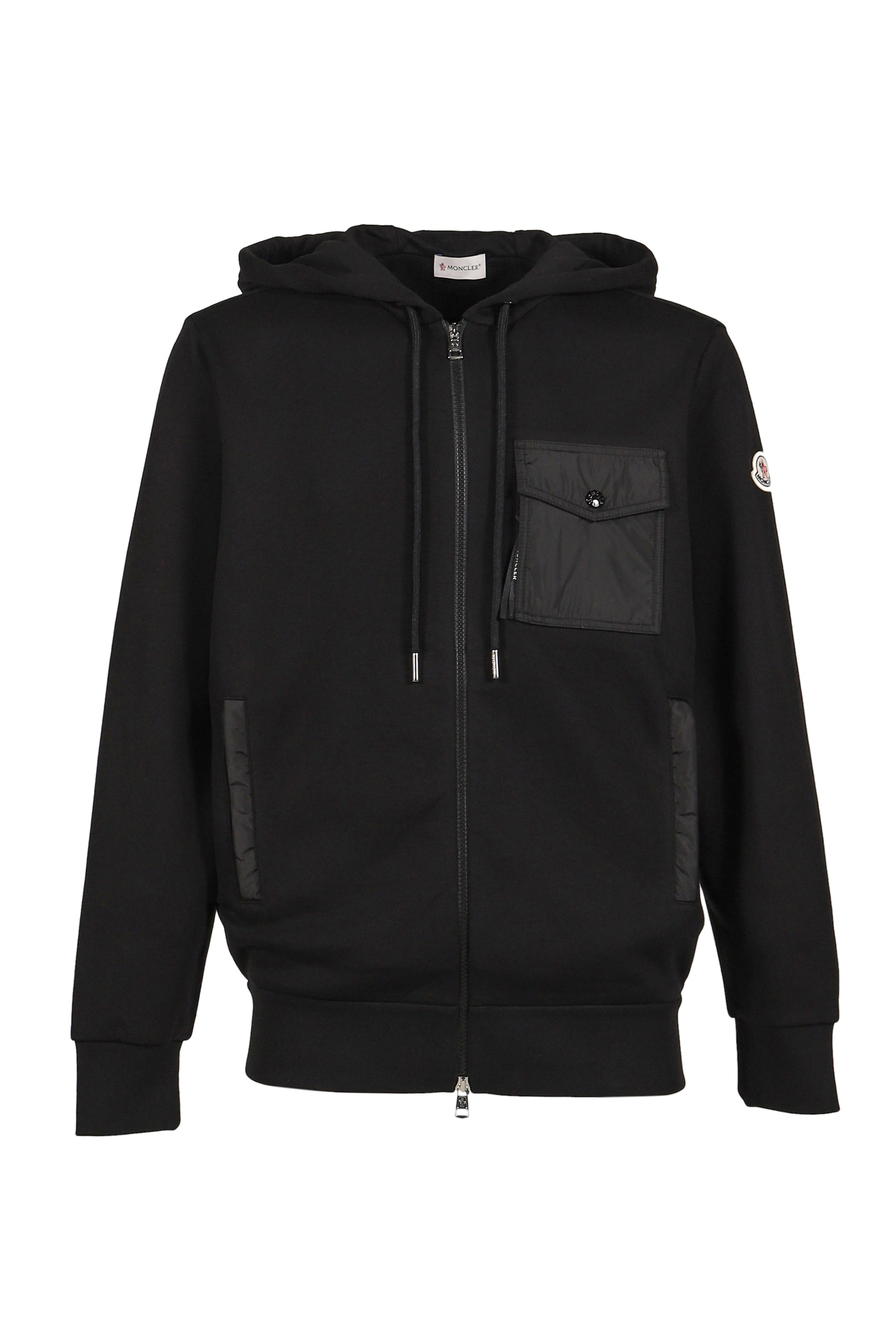 ZIP UP CARDIGAN / BLK