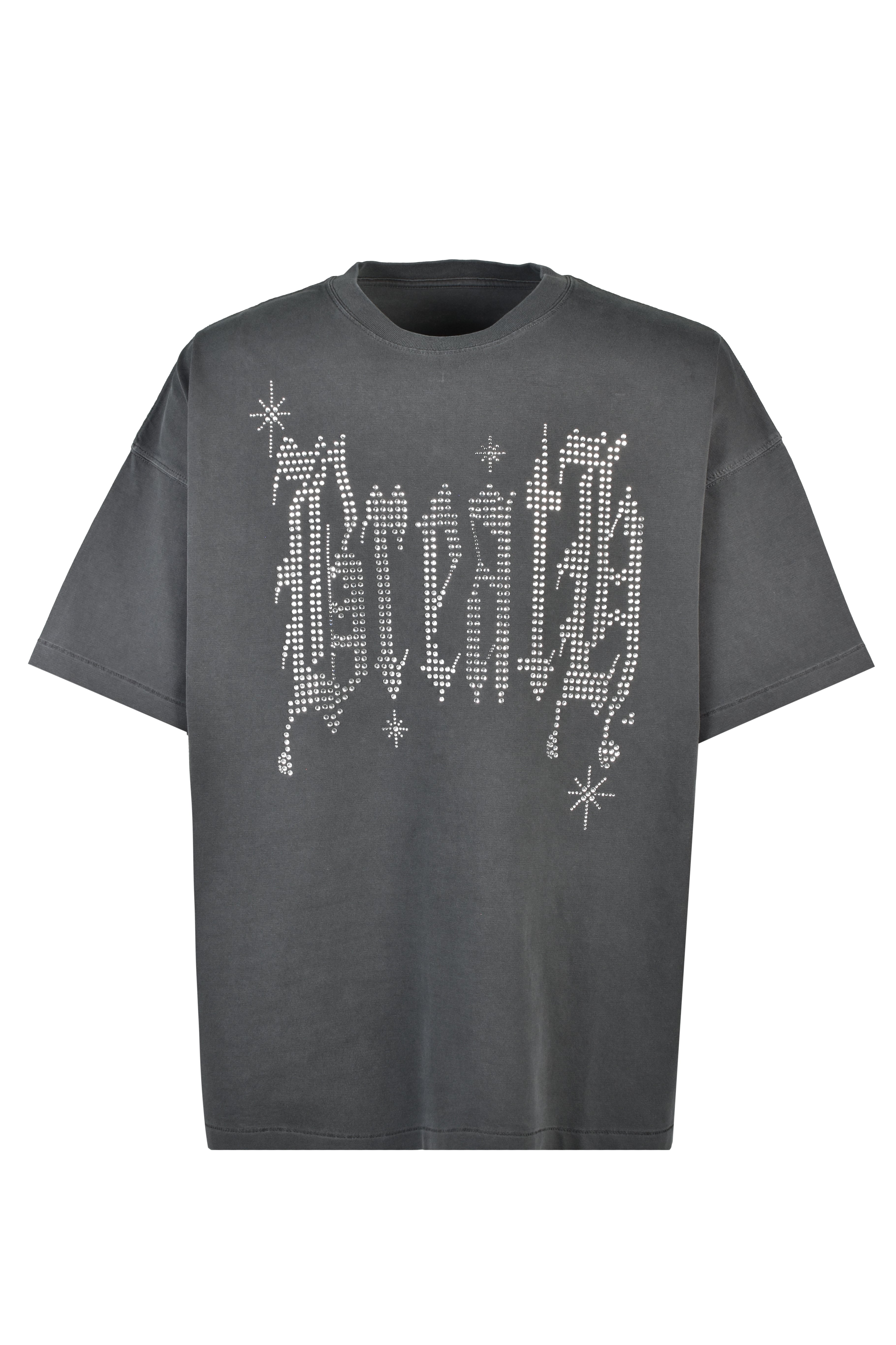 BREATH ブレス 2026 SUMMER 1st DROP RHINESTONE TEE / BLK - NUBIAN