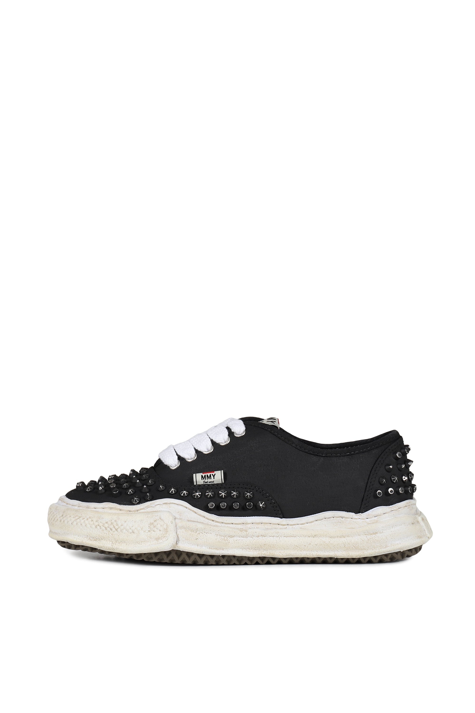 Maison MIHARA YASUHIRO FW25 BAKER STUDDED CANVAS LOW / BLK - NUBIAN