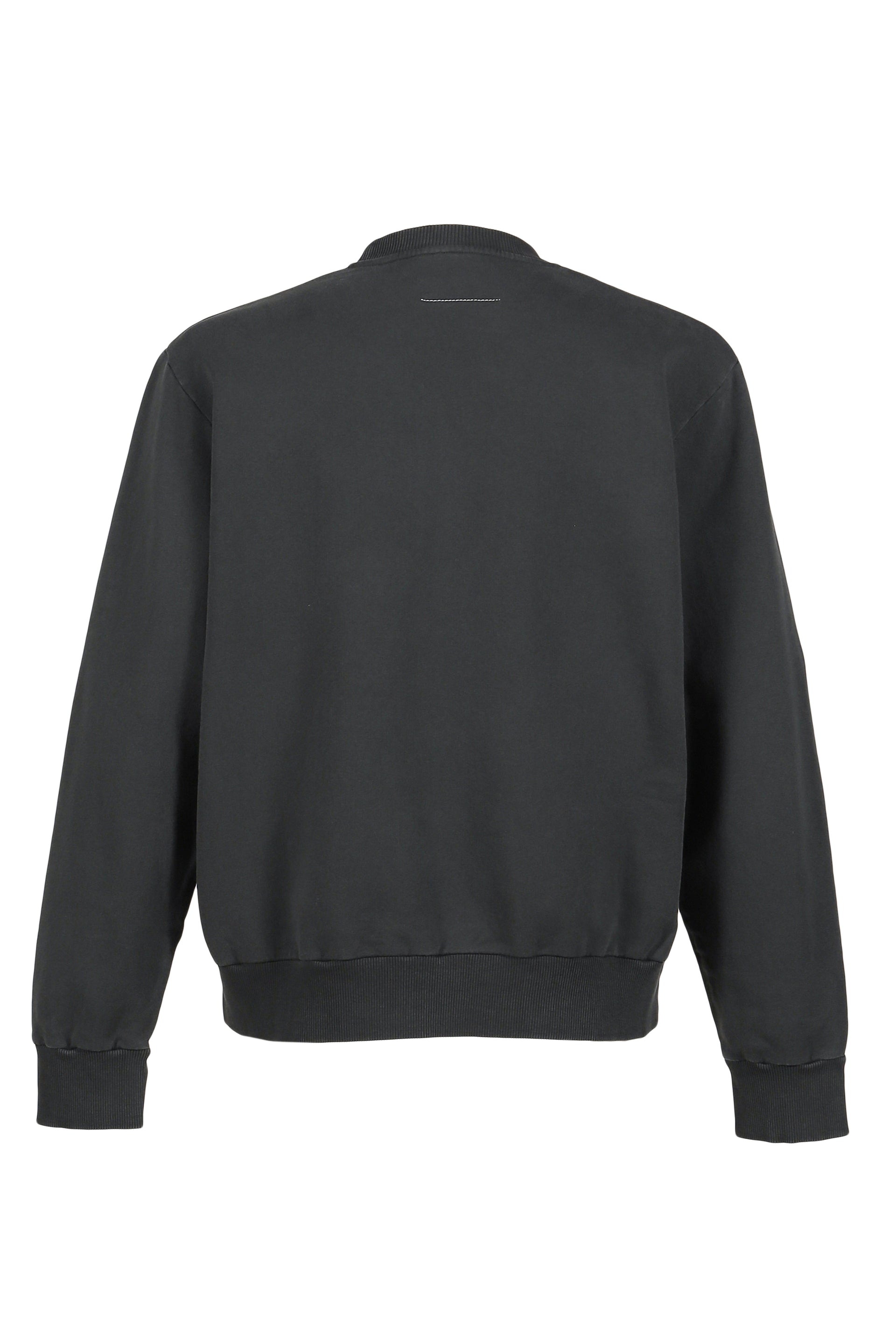 SWEATSHIRT / WASHED BLK