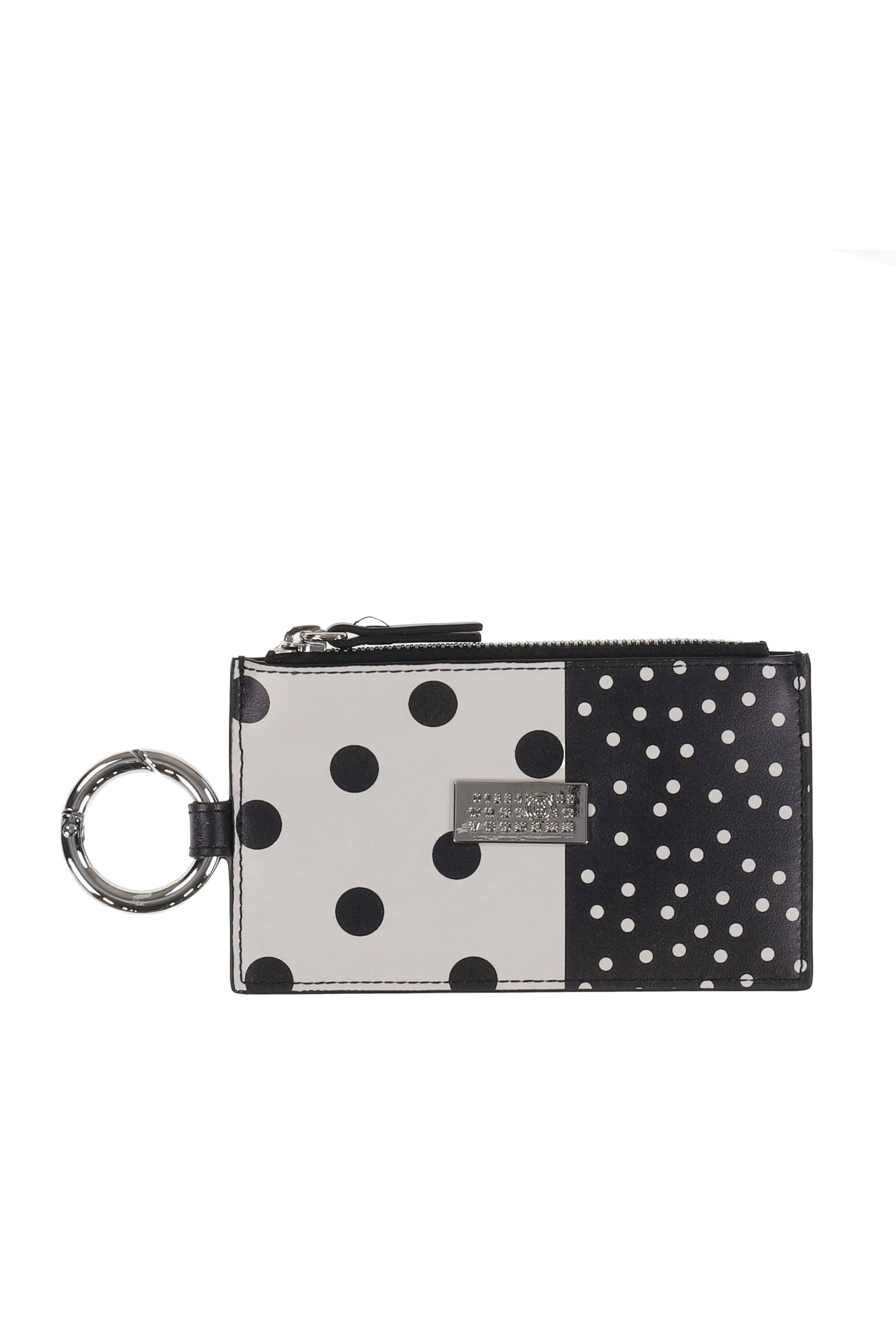 ZIP WALLET / WHT BLK