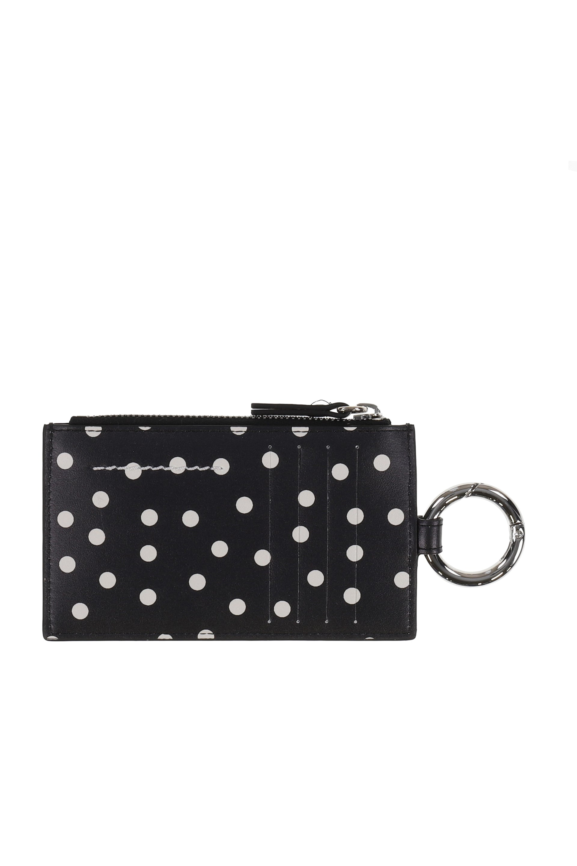 ZIP WALLET / WHT BLK