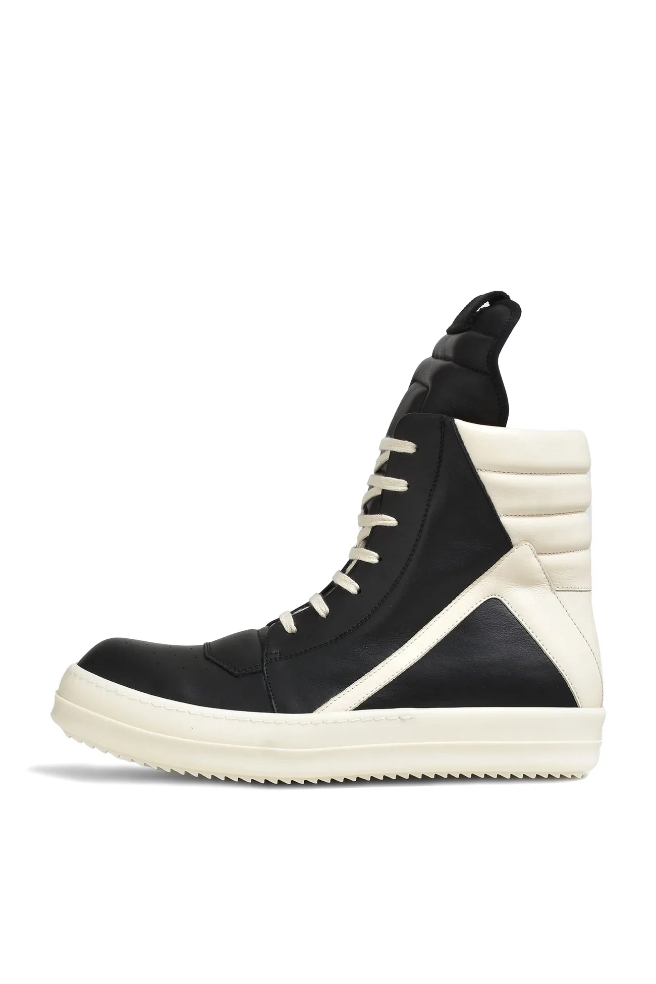 Rick Owens リックオウエンス SS26 TEMPLE GEOBASKET / BLACK/MILK