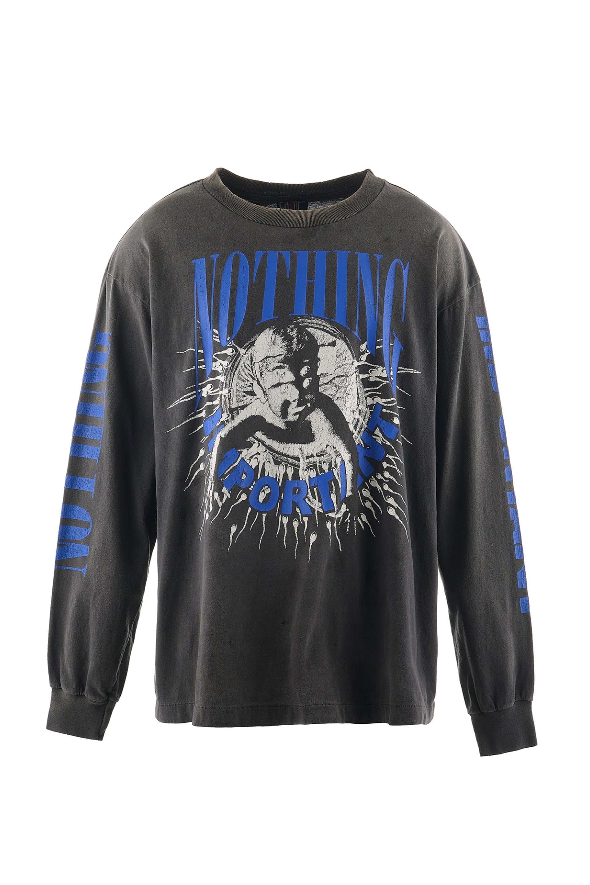 SAINT Mxxxxxx × Kosuke Kawamura KK_LS TEE/NOTHING IMP / BLK