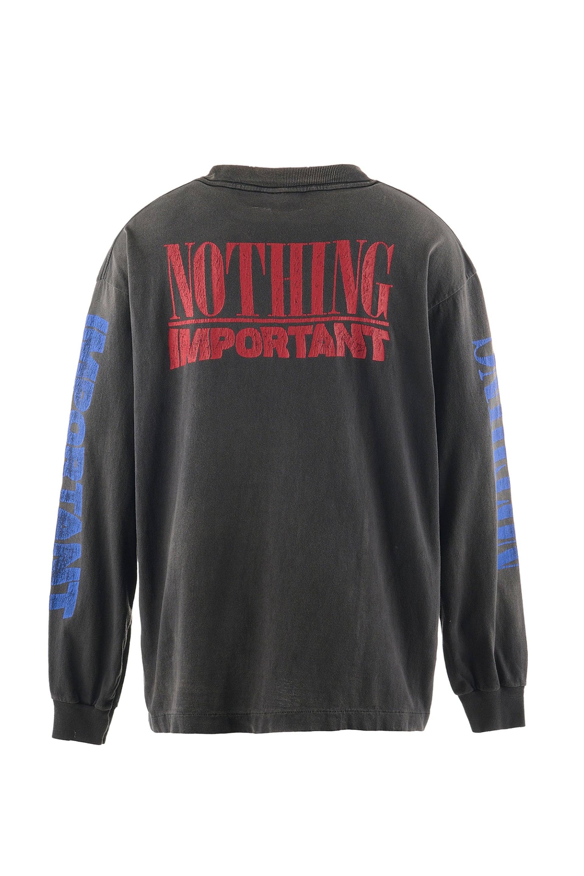 SAINT Mxxxxxx × Kosuke Kawamura KK_LS TEE/NOTHING IMP / BLK