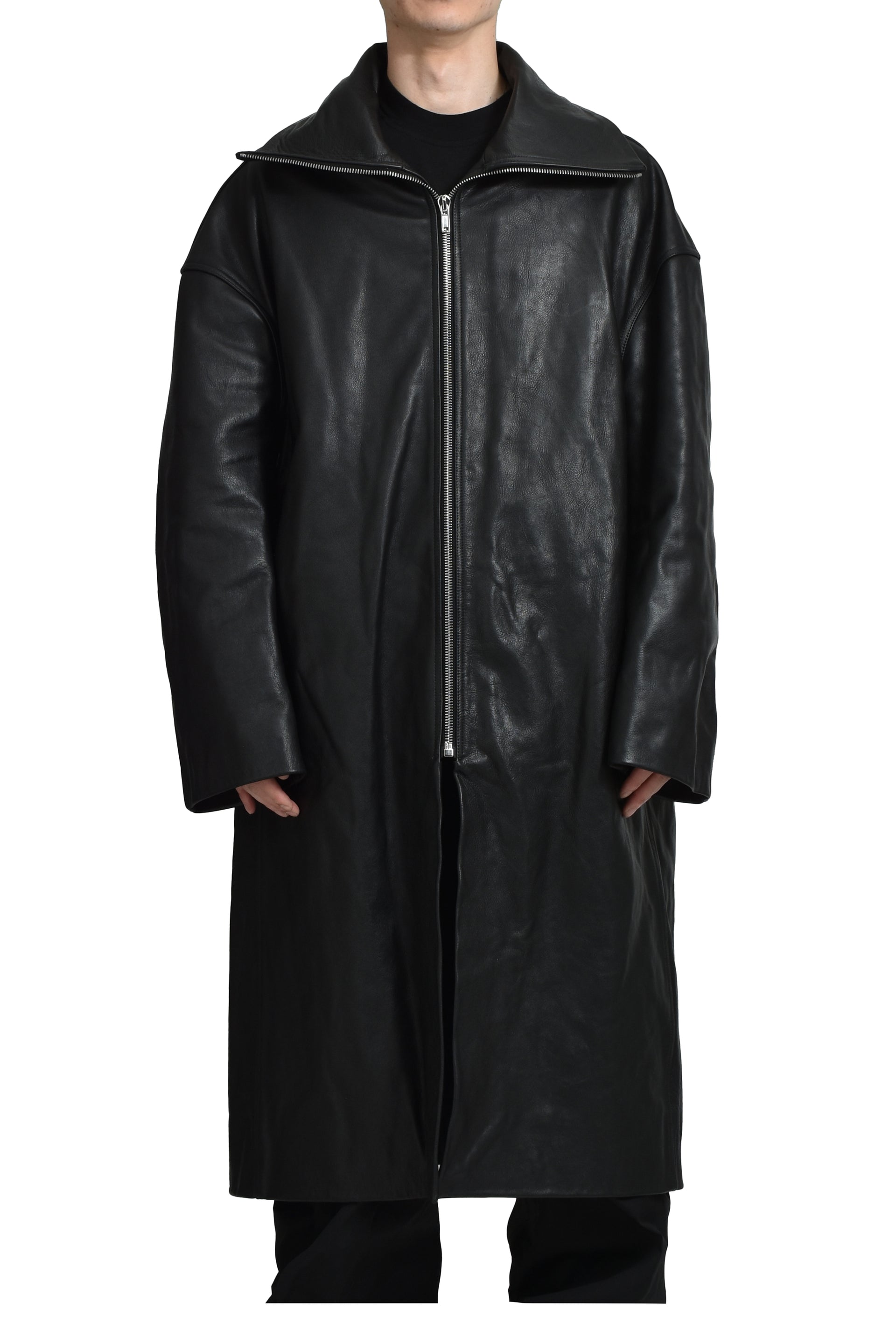 DRACUCOLLAR COAT / BLK