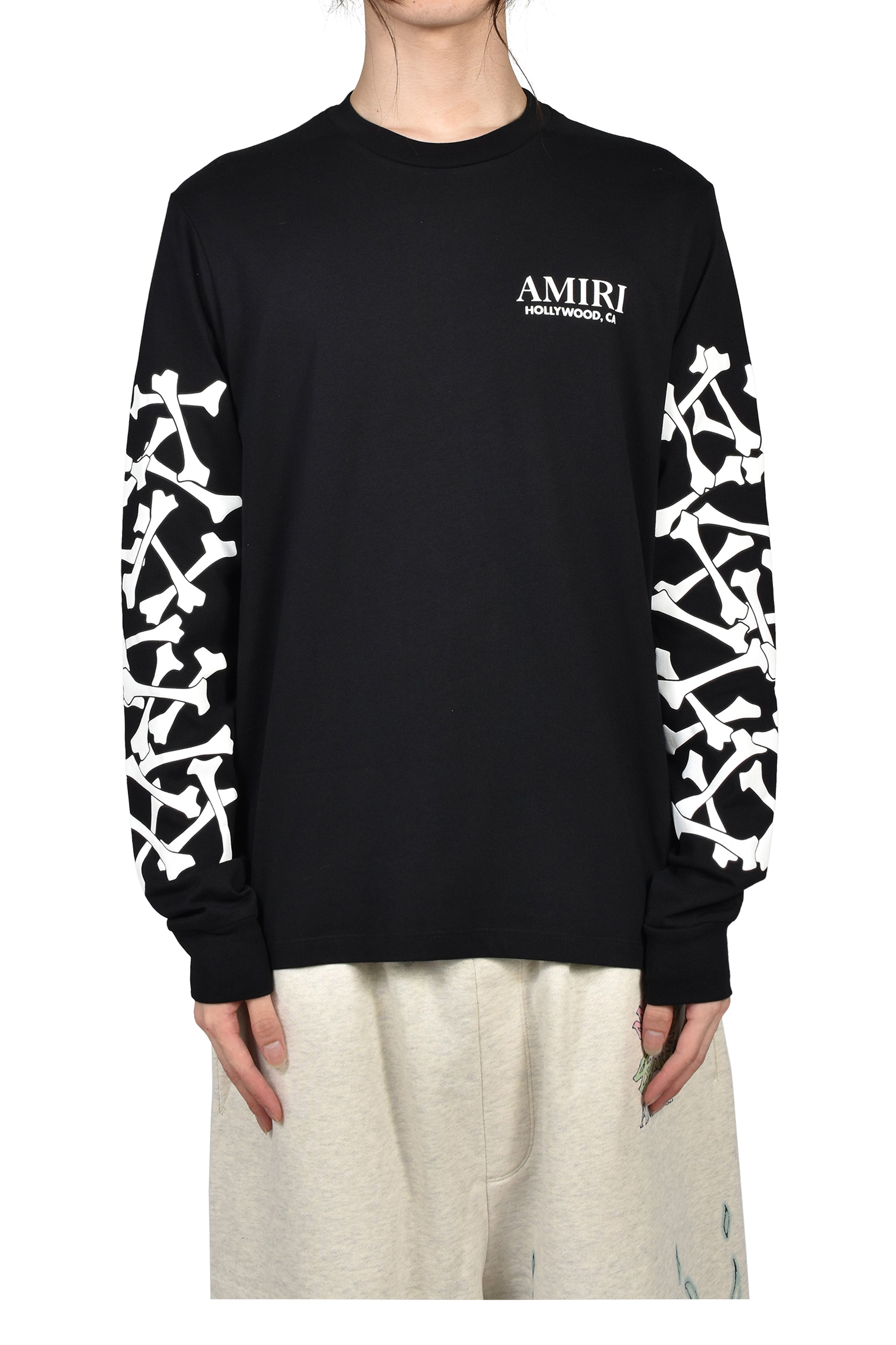 AMIRI アミリ FW26 BONES STACKED L/S TEE / BLK - NUBIAN ヌビアン