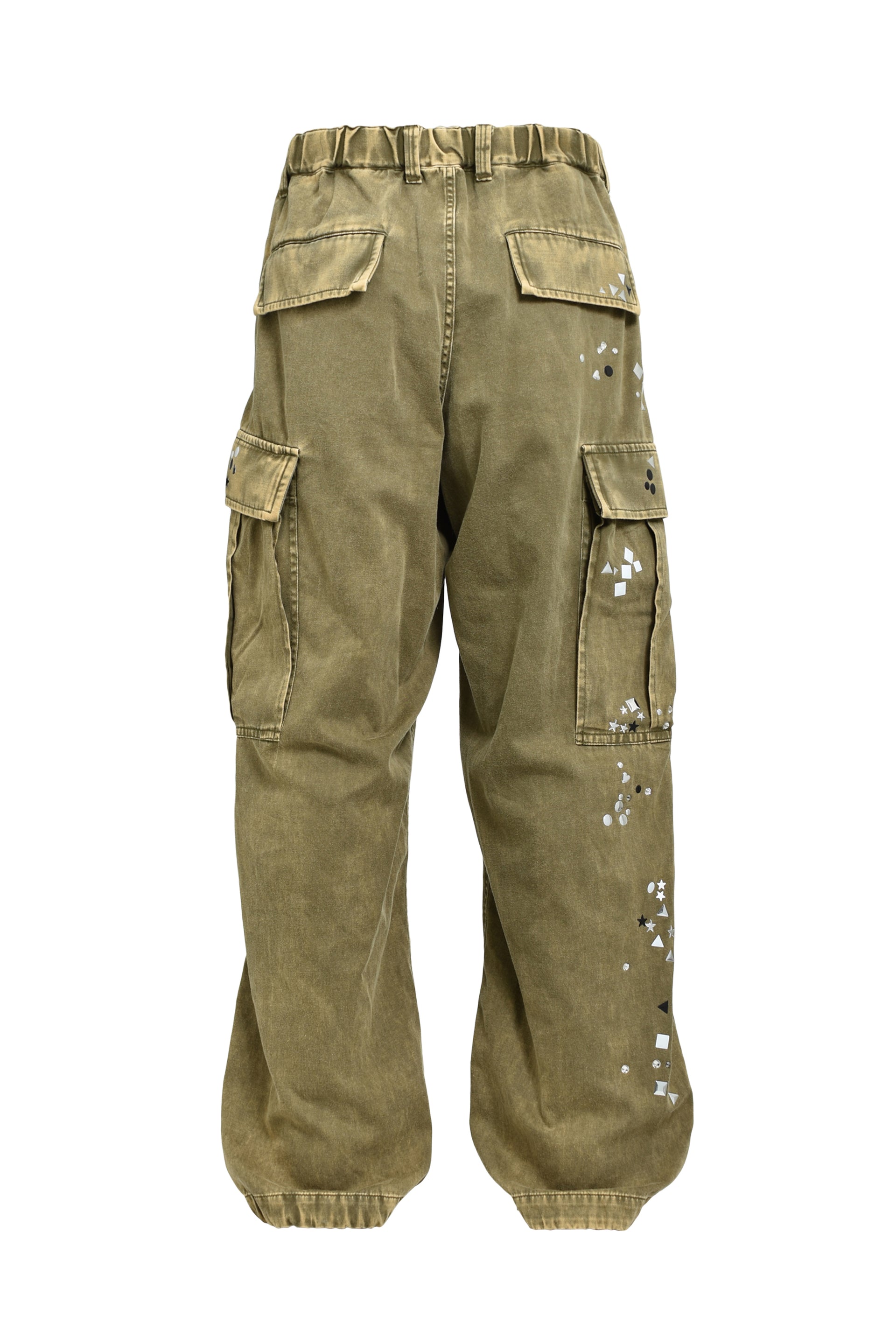 EMBELLISHED MILITARY PANTS / KHA