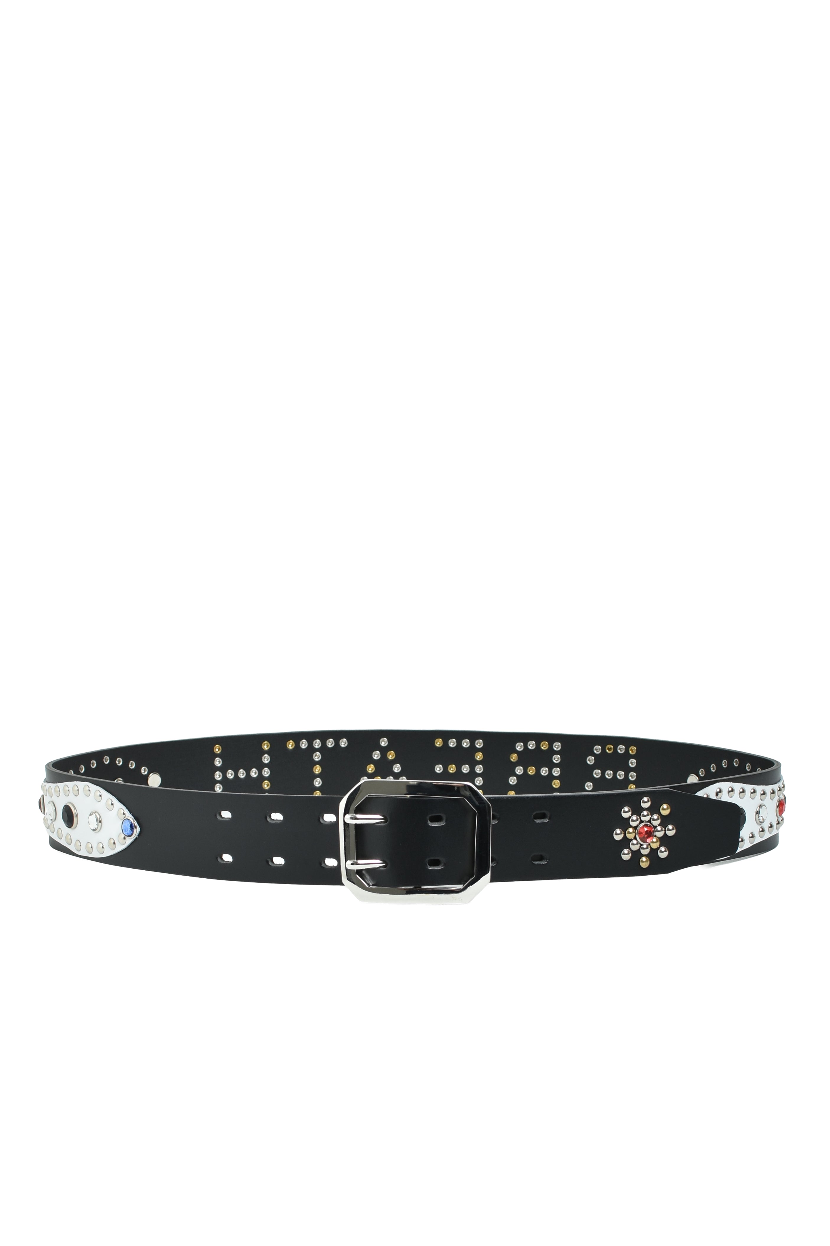 BREATH ブレス SS25 STUDS LOGO BELT / BLK MULTI - NUBIAN ヌビアン
