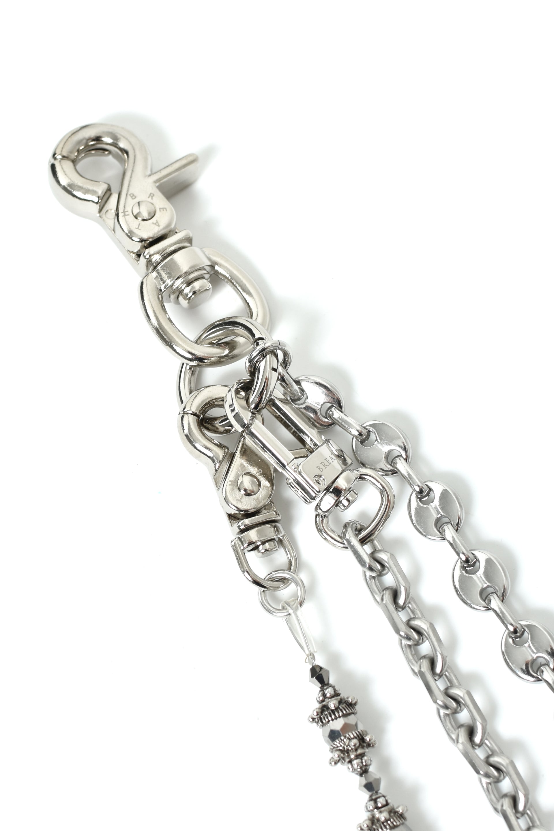 BH TRIPLE WALLET CHAIN / SILVER