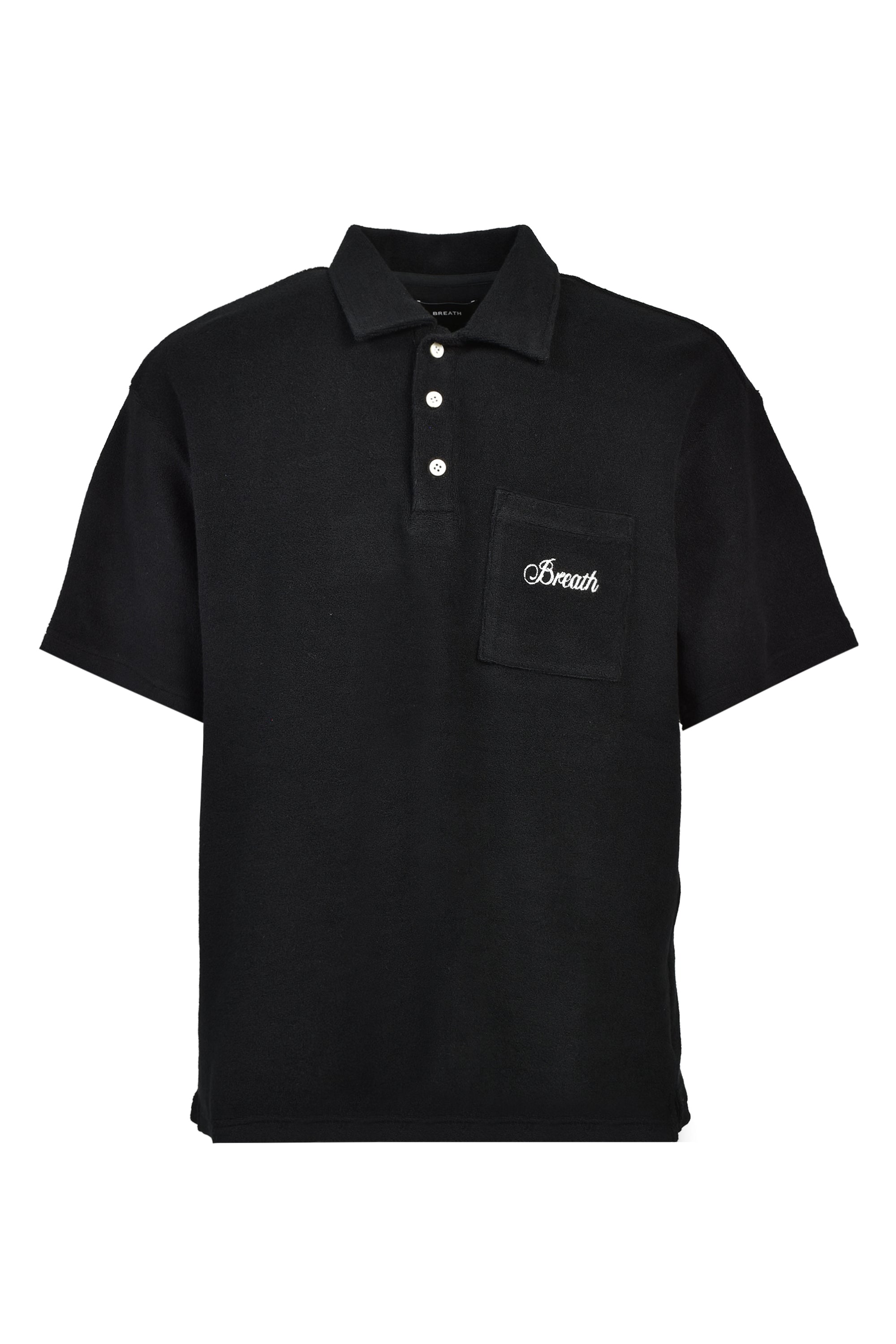 BREATH ブレス SS26 GLORY PILE POLO SHIRT / BLK - NUBIAN ヌビアン