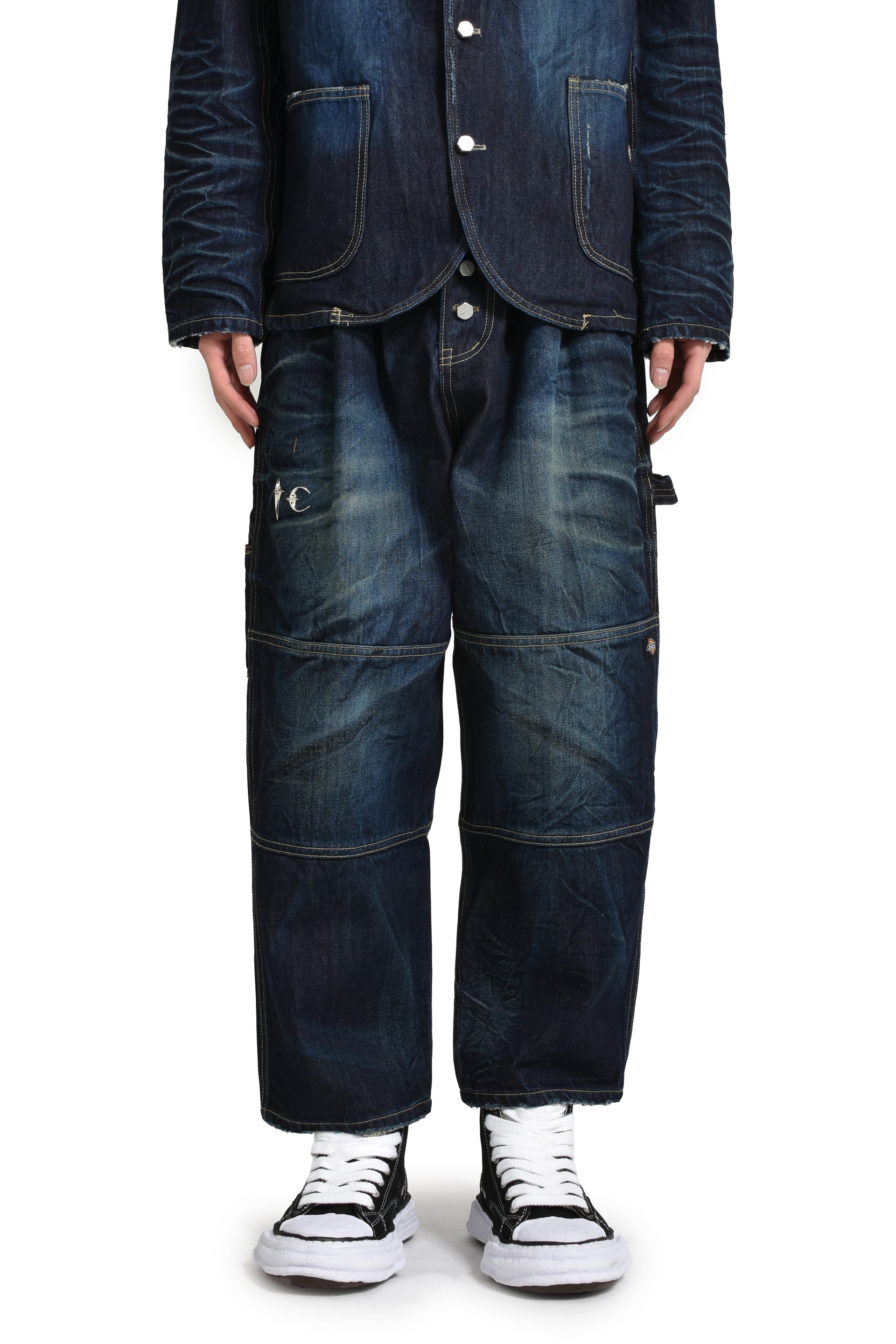 Thug Club × Dickies DOUBLE KNEE DENIM PANTS / BLU